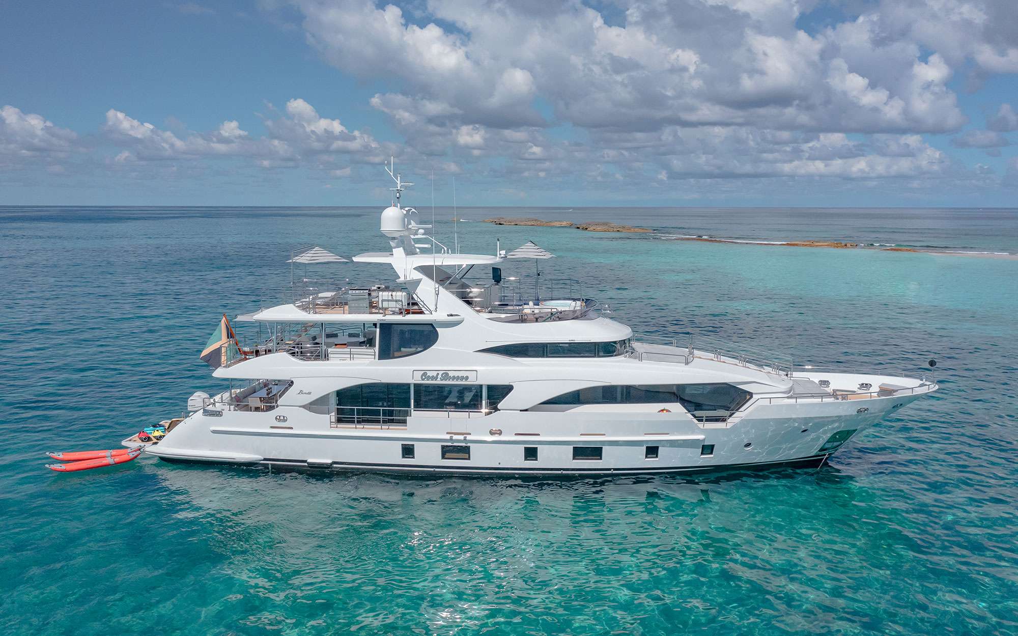 Motor Yacht 'COOL BREEZE', 10 PAX, 6 Crew, 108.00 Ft, 33.00 Meters, Built 2014, Benetti