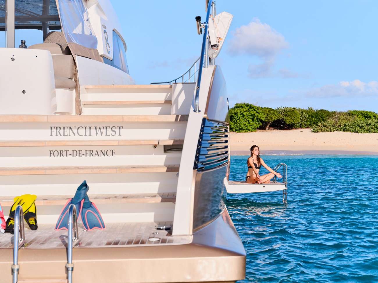 Catamaran Yacht 'FRENCHWEST' FW leisure platform - N. Claris pic, 8 PAX, 3 Crew, 78.00 Ft, 23.00 Meters, Built 2020, Lagoon