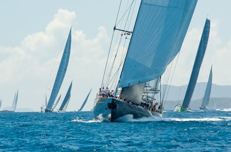 Corporate yacht regatta St. Martin