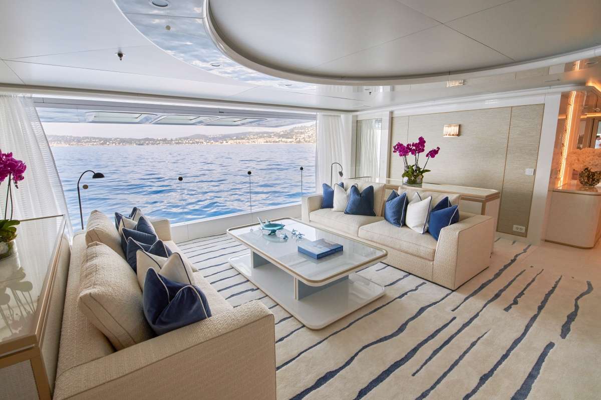 Motor Yacht 'CORAL OCEAN' Coral Ocean - Main Salon, 12 PAX, 22 Crew, 239.00 Ft, 73.00 Meters, Built 1994, Lurssen, Refit Year 2022