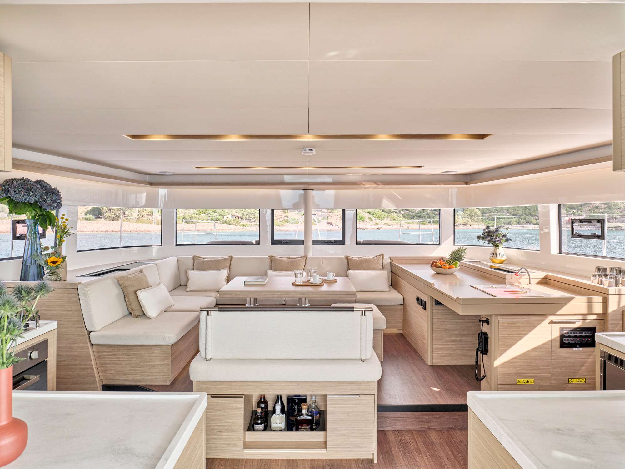 Catamaran Yacht 'EFKRATI' Main Salon, 12 PAX, 2 Crew, 51.00 Ft, 15.00 Meters, Built 2023, Lagoon
