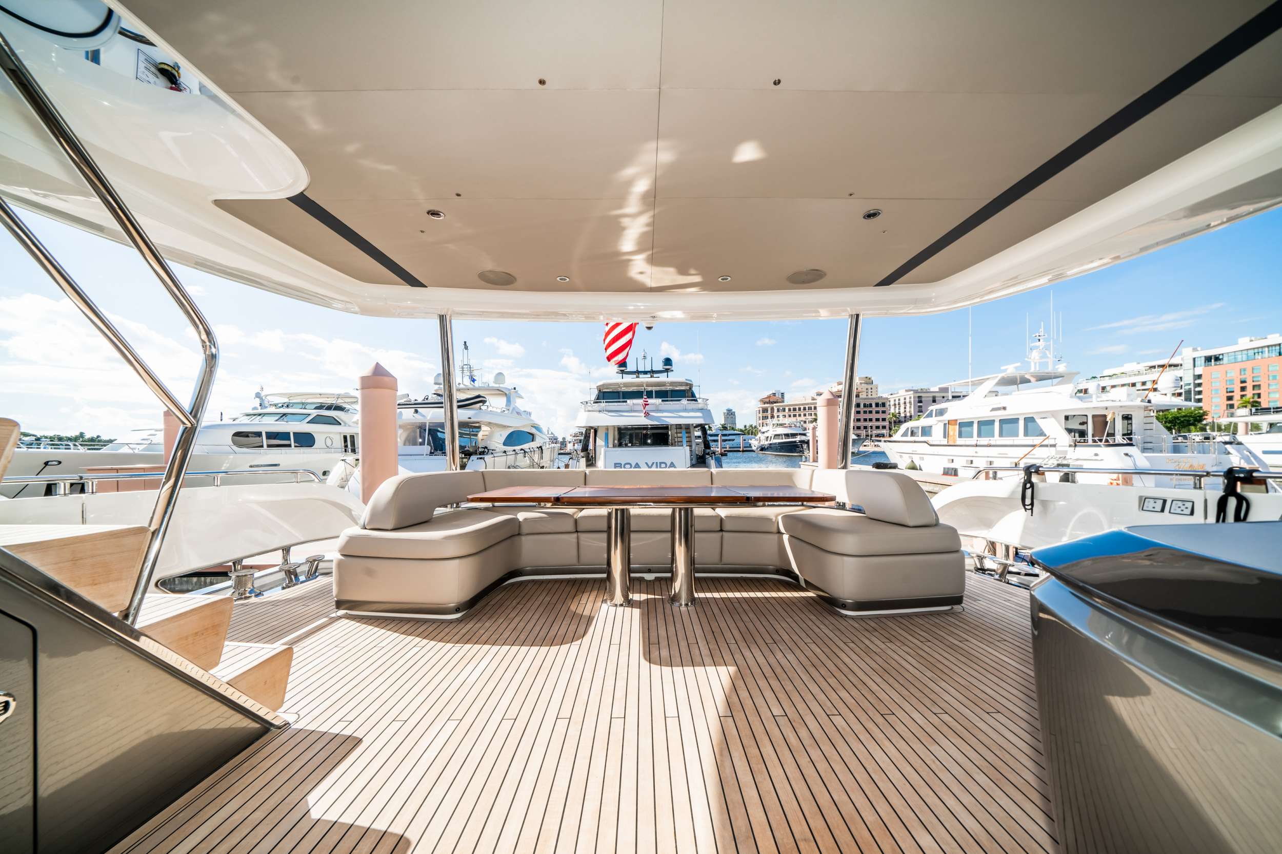 Motor Yacht 'RECORD YEAR' Aft Deck, 8 PAX, 3 Crew, 85.00 Ft, 25.00 Meters, Built 2021, Princess, UK