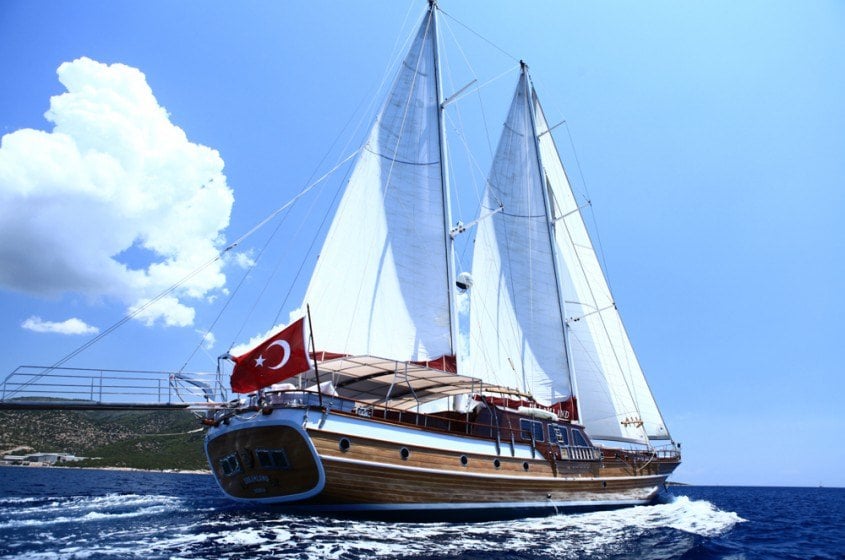 Motor Sailing Yacht 'DREAMLAND' Main Look, 12 PAX, 5 Crew, 104.96 Ft, 32.00 Meters, Built 2006, Koyunbaba Shipyard