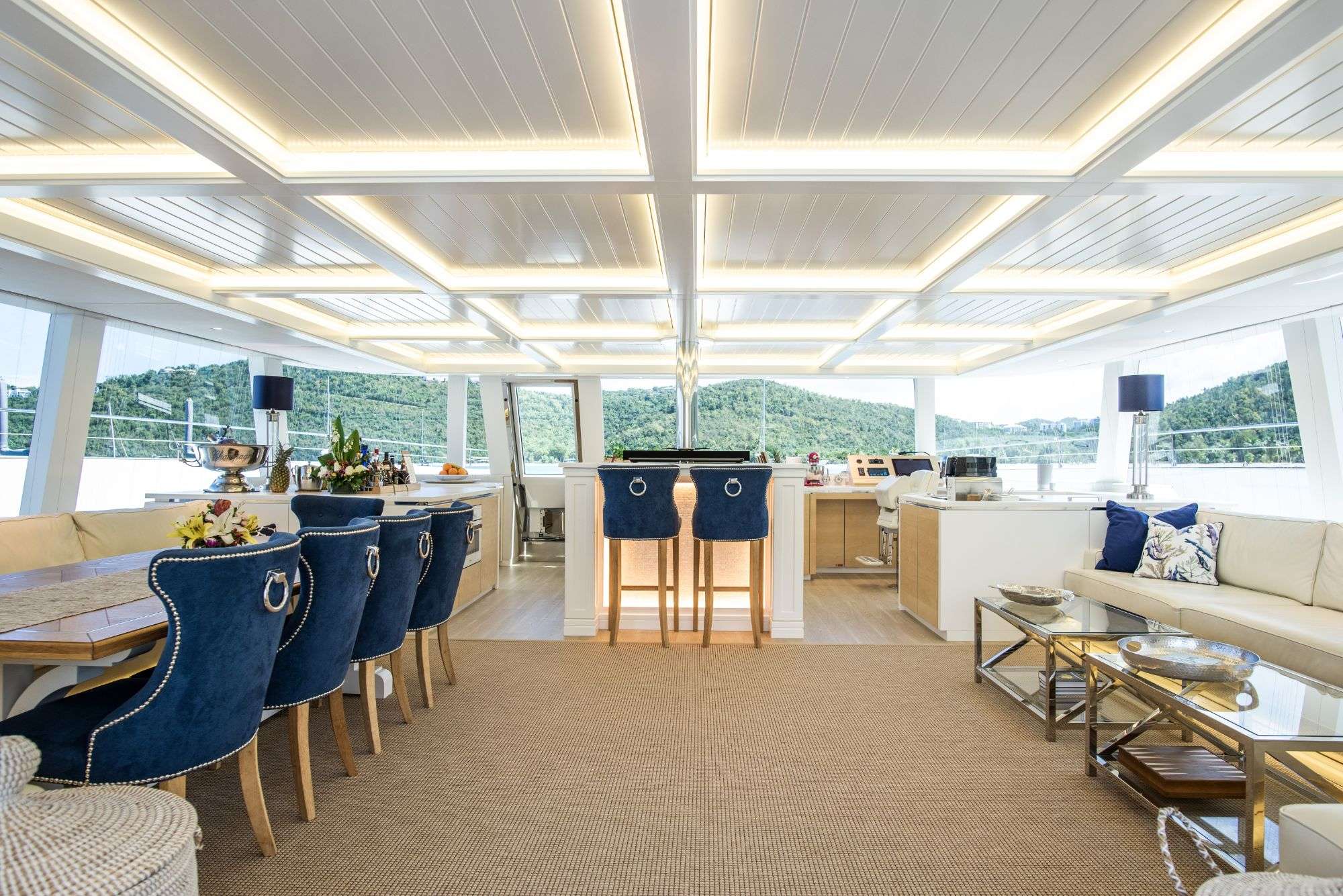 Catamaran Yacht 'BUNDALONG' Salon, 8 PAX, 4 Crew, 80.00 Ft, 24.00 Meters, Built 2019, Sunreef Yachts