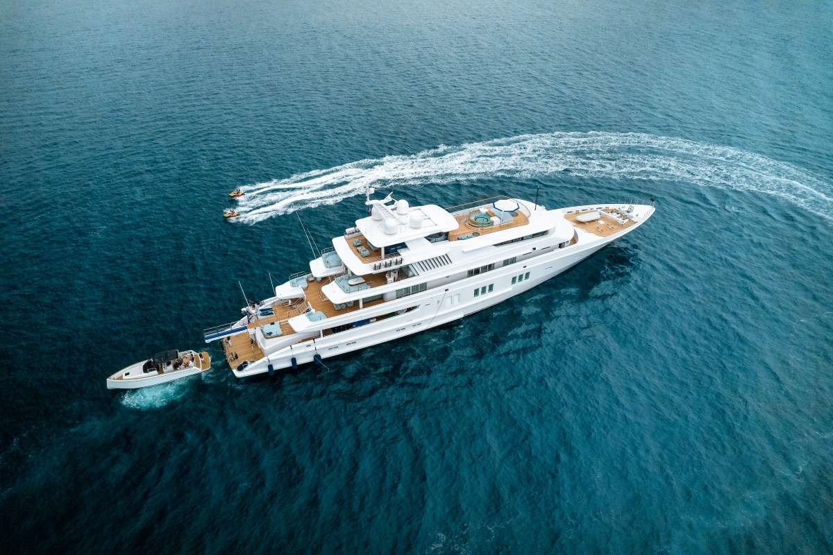 Motor Yacht 'CORAL OCEAN' Coral Ocean - Profile, 12 PAX, 22 Crew, 239.00 Ft, 73.00 Meters, Built 1994, Lurssen, Refit Year 2022