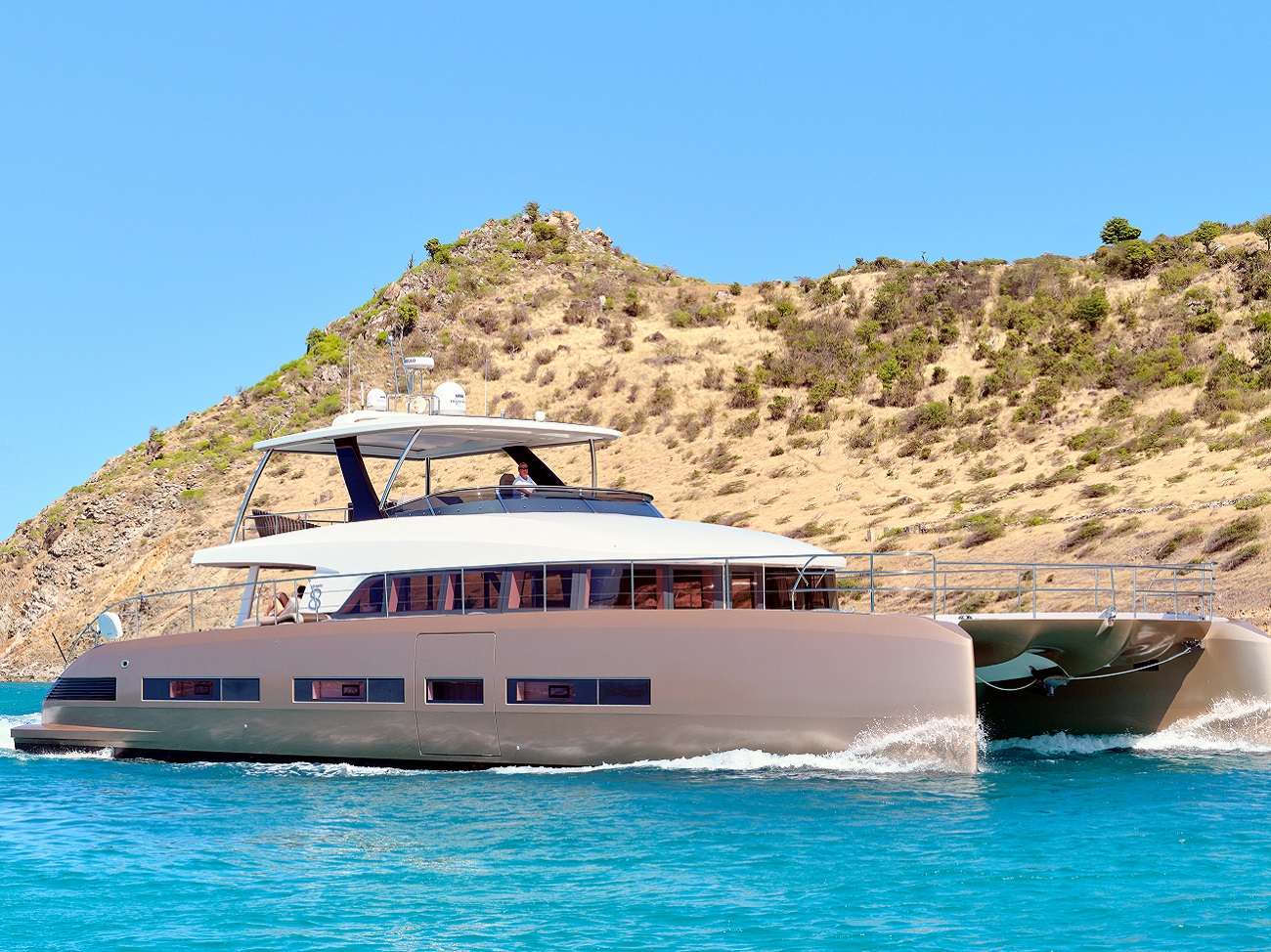 Catamaran Yacht 'FRENCHWEST' FW sailing - N. Claris pic, 8 PAX, 3 Crew, 78.00 Ft, 23.00 Meters, Built 2020, Lagoon
