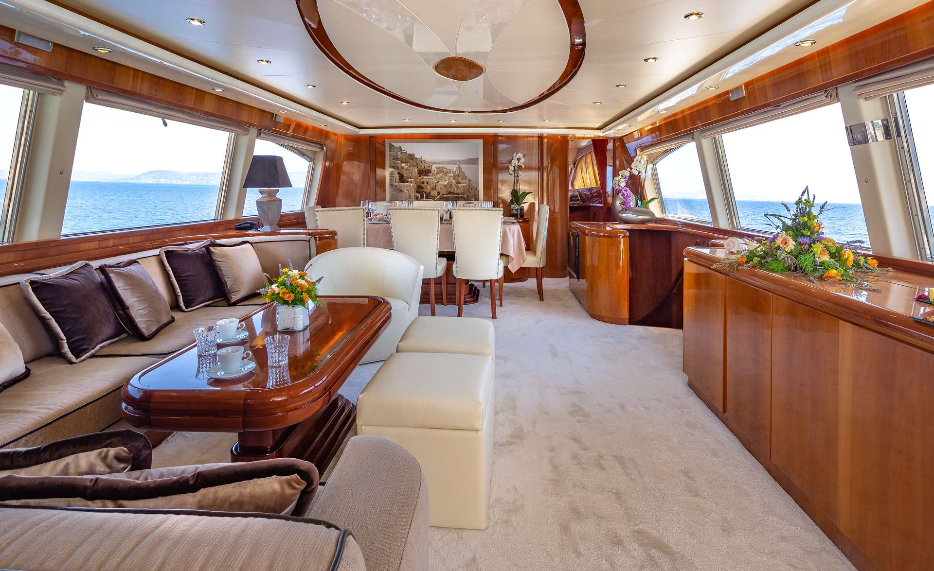 Motor Yacht 'EFMARIA' Salon, 11 PAX, 5 Crew, 86.00 Ft, 26.00 Meters, Built 2001, Falcon, Refit Year 2022