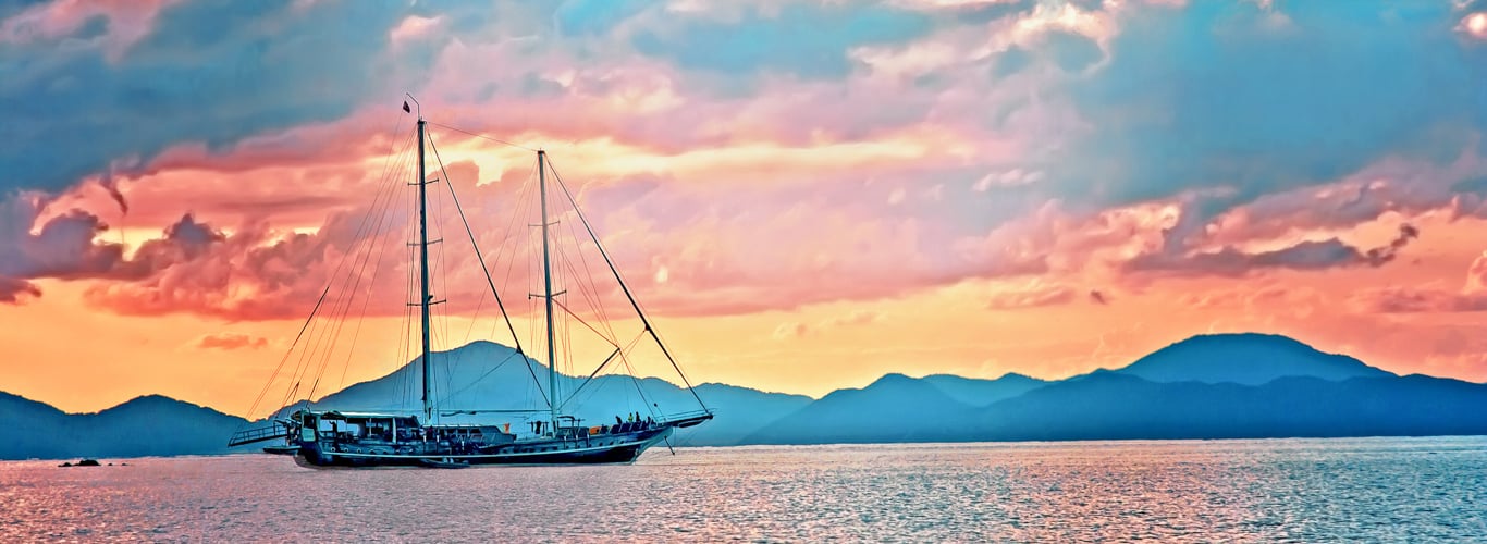 sailing yacht in Turkey