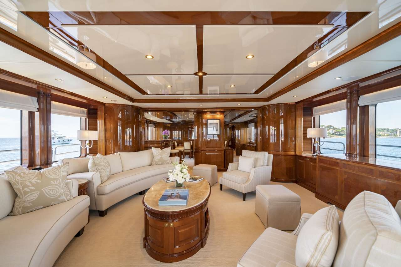 Motor Yacht 'AURA' Aura - Main Saloon, 10 PAX, 7 Crew, 120.00 Ft, 36.00 Meters, Built 2006, Benetti, Refit Year 2018