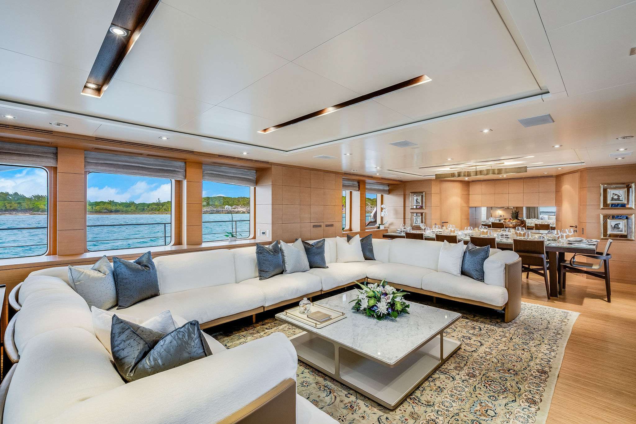 Motor Yacht 'LADY H' Main Salon, 12 PAX, 121.00 Ft, 36.00 Meters, Built 2011, Benetti, Refit Year 2022