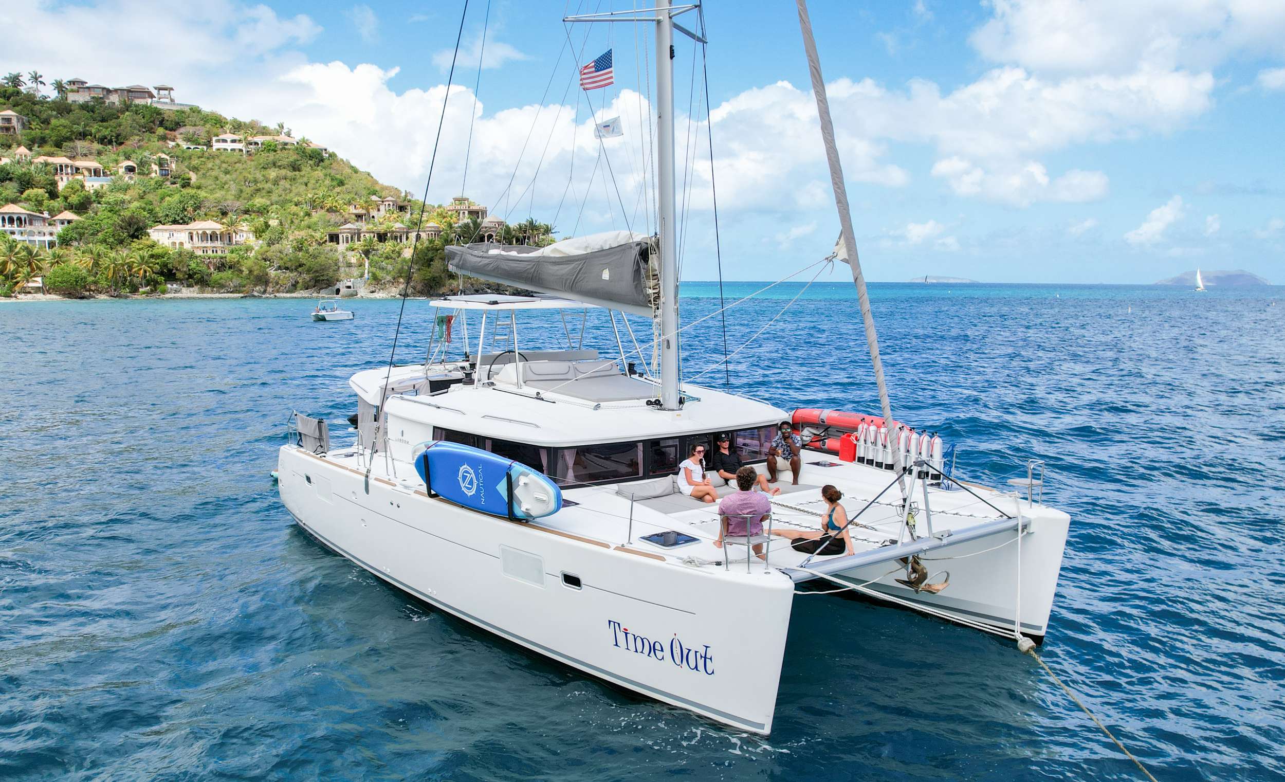 Catamaran Yacht 'TIME OUT', 6 PAX, 2 Crew, 45.00 Ft, 13.00 Meters, Built 2017, Lagoon