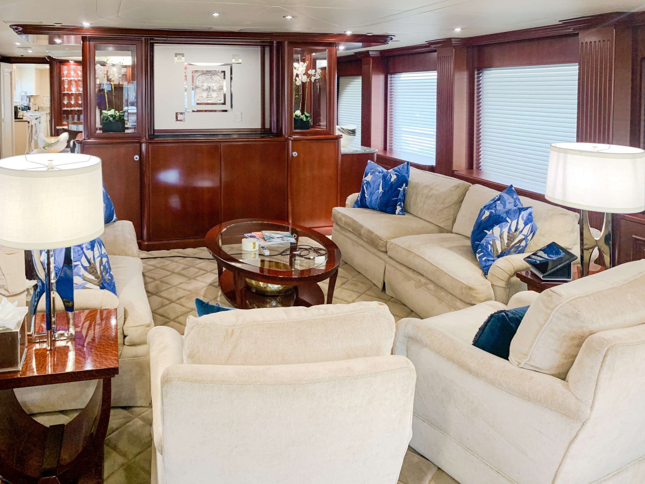 Motor Yacht 'ARTEMIS' Main Salon, 12 PAX, 9 Crew, 150.00 Ft, 45.00 Meters, Built 2003, Christensen, Refit Year 2022
