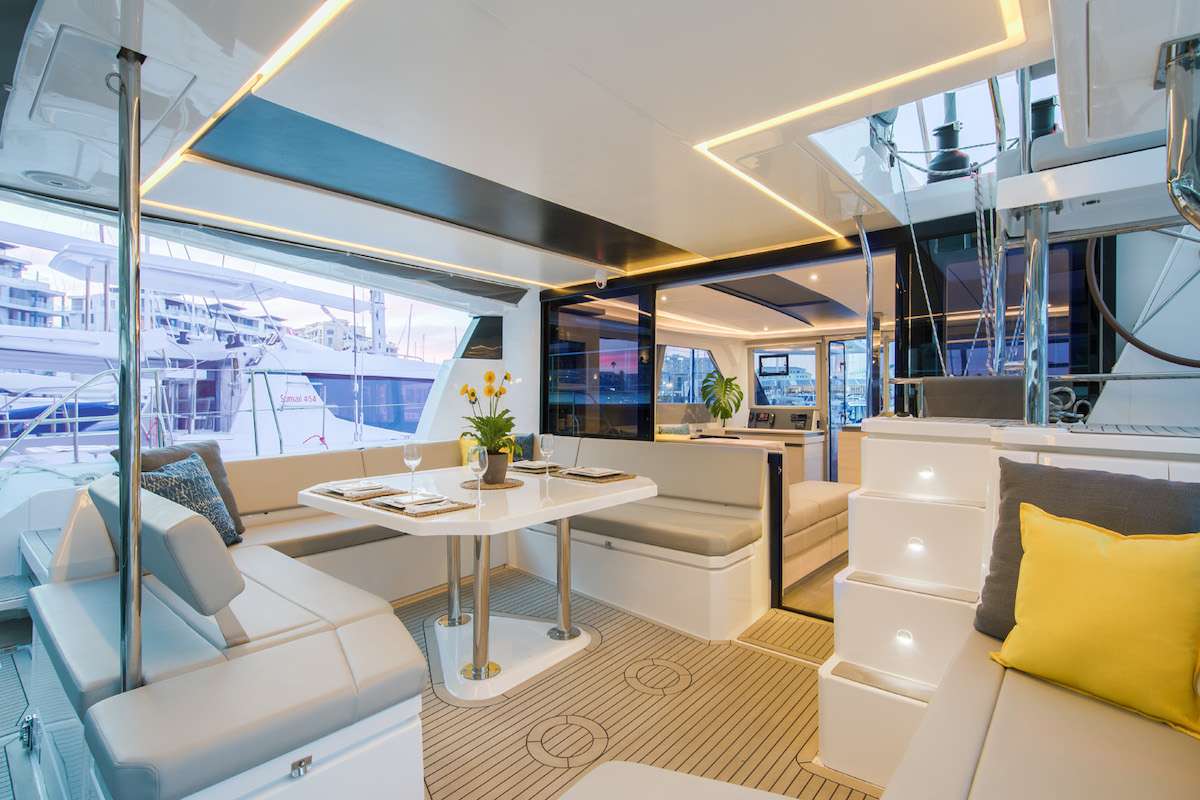 Catamaran Yacht 'SALTY DOG' Cockpit, 8 PAX, 2 Crew, 50.00 Ft, 15.00 Meters, Built 2023, Leopard