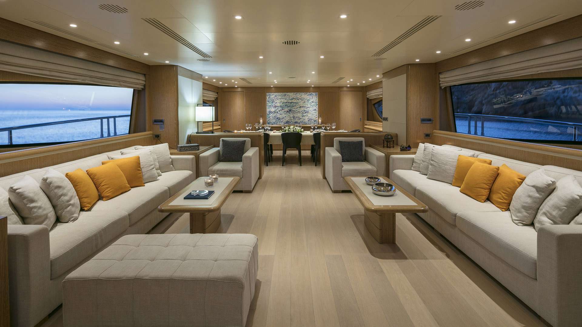 Motor Yacht 'RINI V' Main Salon, 12 PAX, 7 Crew, 120.00 Ft, 36.00 Meters, Built 2009, Posillipo, Refit Year 2017