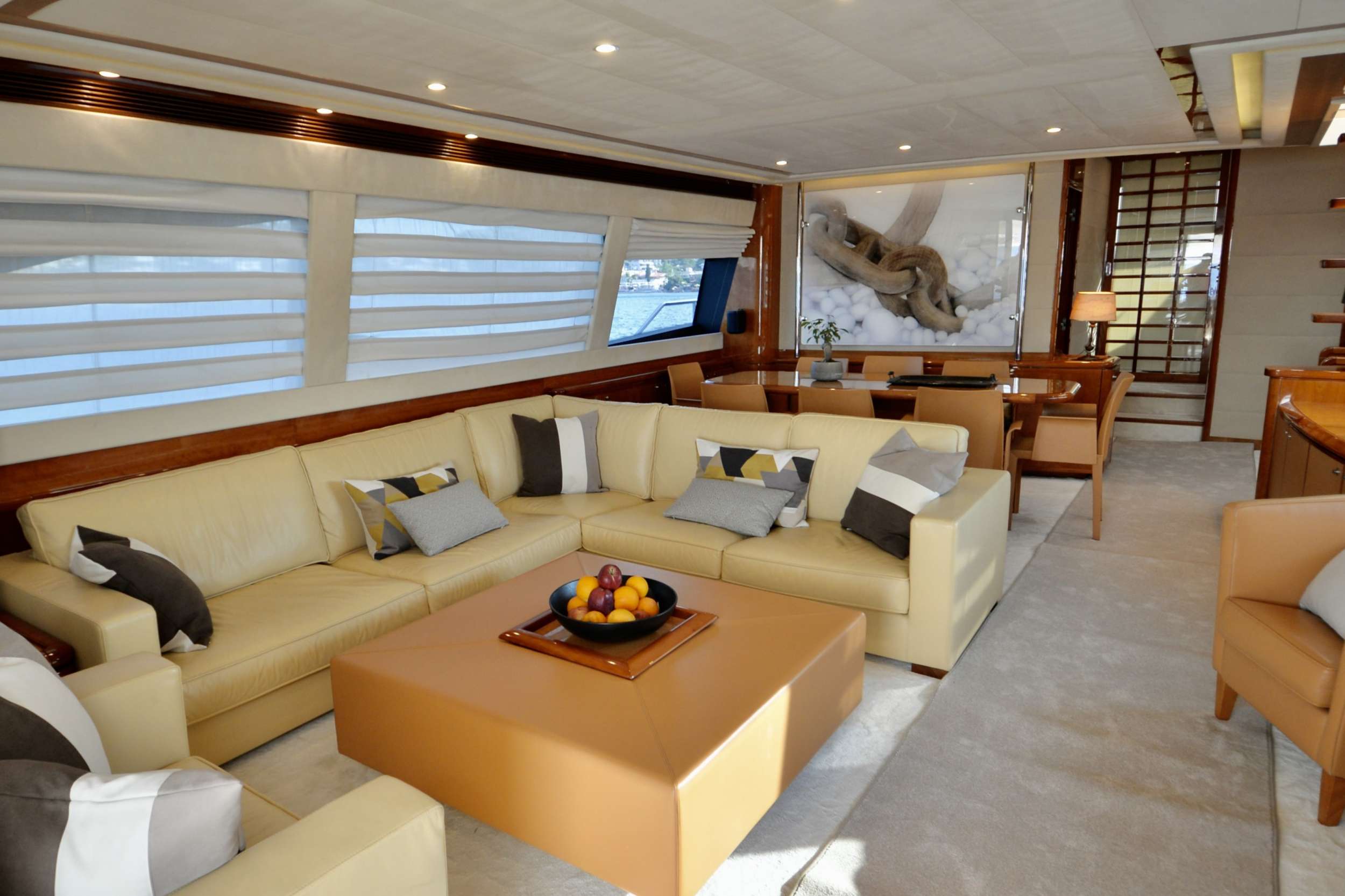 Motor Yacht 'ASTARTE' Salon, 9 PAX, 82.00 Ft, 25.00 Meters, Built 2007, Ferretti, Refit Year 2023
