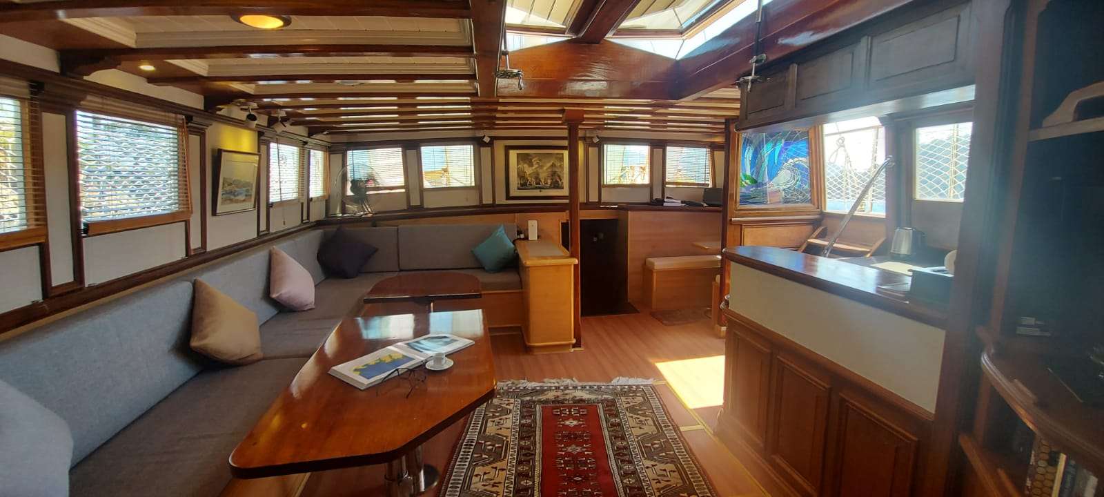 Motor Sailing Yacht 'AMAZON SOLO', 12 PAX, 5 Crew, 91.00 Ft, 28.00 Meters, Built 1998, COBAN TURKEY, Refit Year 2020