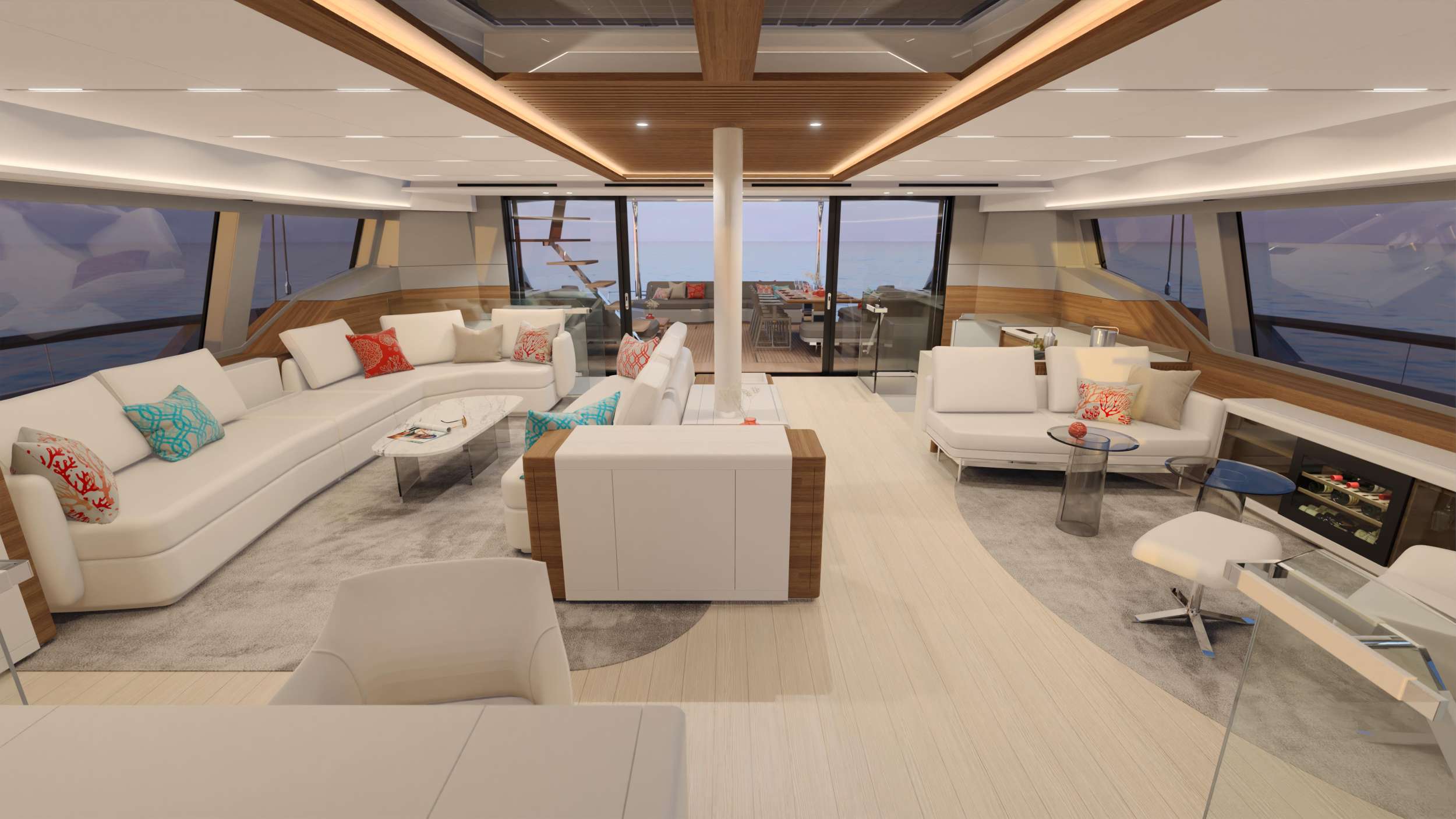 Catamaran Yacht 'ALOIA  80' Artist renderings, 10 PAX, 5 Crew, 80.00 Ft, 24.00 Meters, Built 2023, Fountaine Pajot