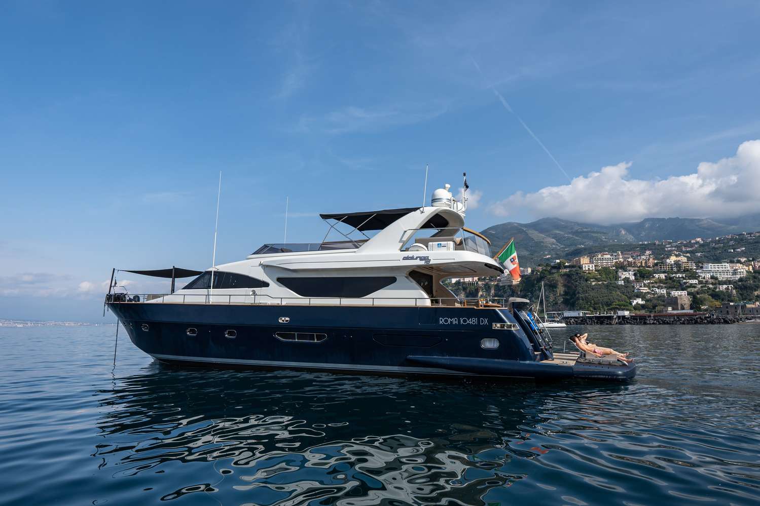 Motor Yacht 'RESILIENCE' Profile View, 10 PAX, 3 Crew, 82.00 Ft, 25.00 Meters, Built 2006, Alalunga, Refit Year 2022 
