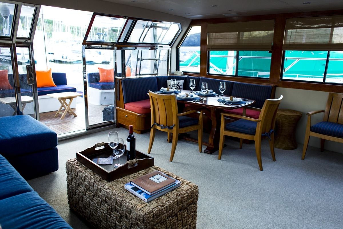 Motor Yacht 'ANTICIPATION', 4 PAX, 83.00 Ft, 25.00 Meters, Built 1990, KNIGHT & CARVER - Ed Monk Design, Refit Year 2015