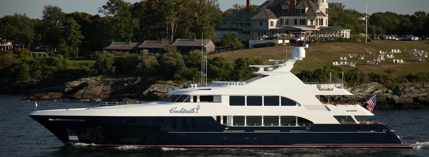 Motor yacht charter in Newport, RI