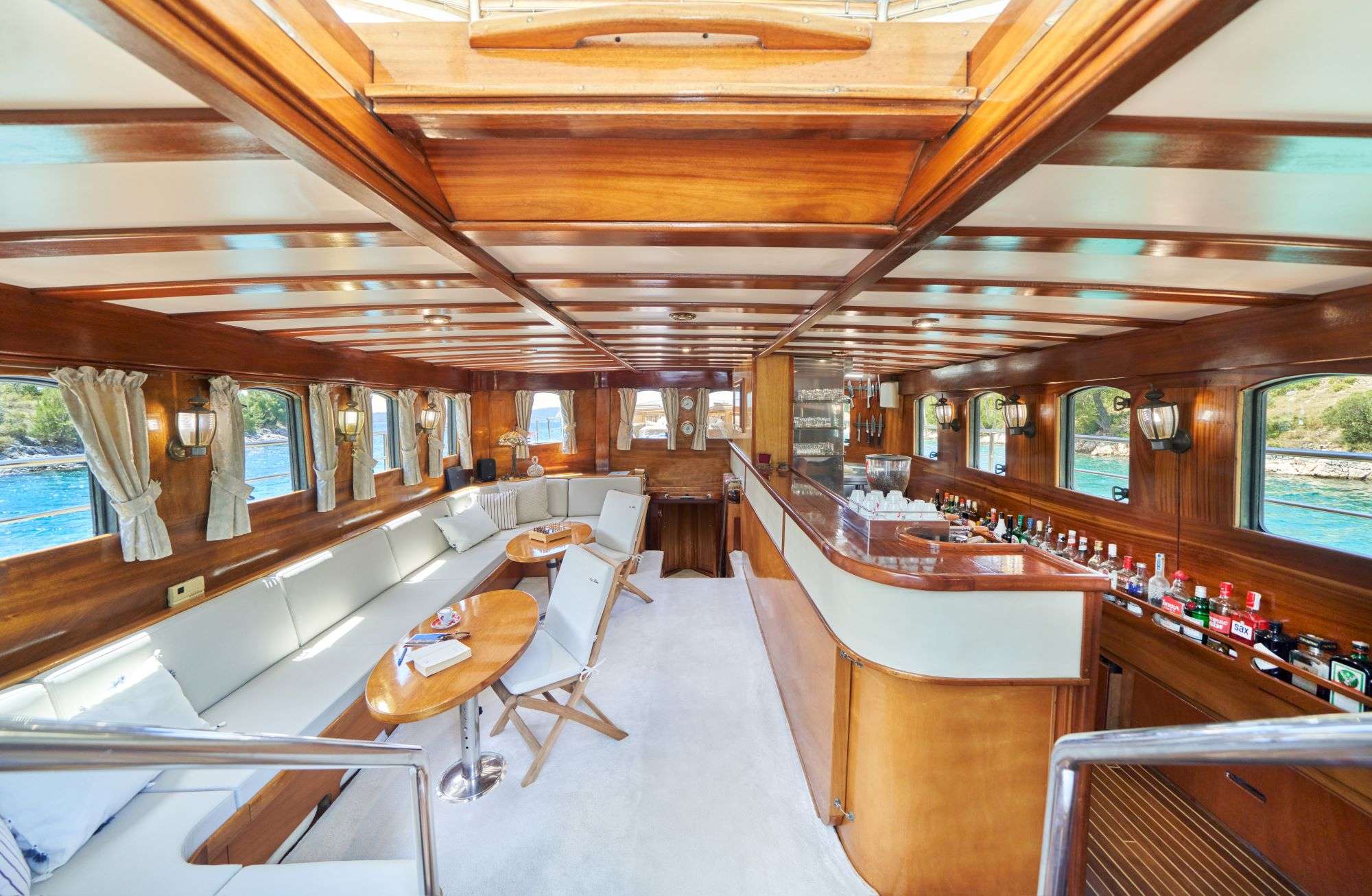Motor Sailing Yacht 'LIBRA' Libra - salon, 12 PAX, 4 Crew, 103.00 Ft, 31.00 Meters, Built 1997, Custom, Refit Year 2023