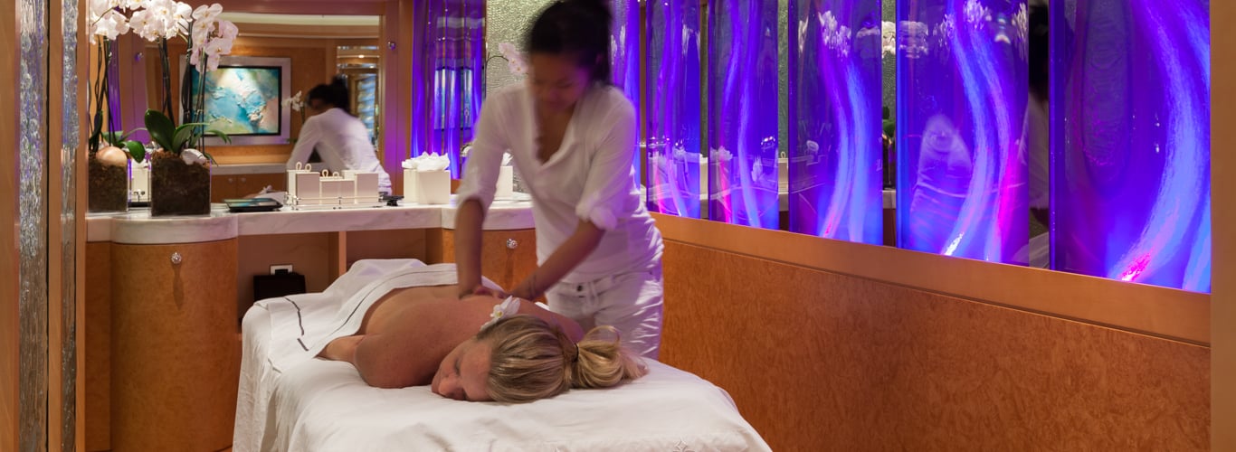 Massage on a yacht charter vacation