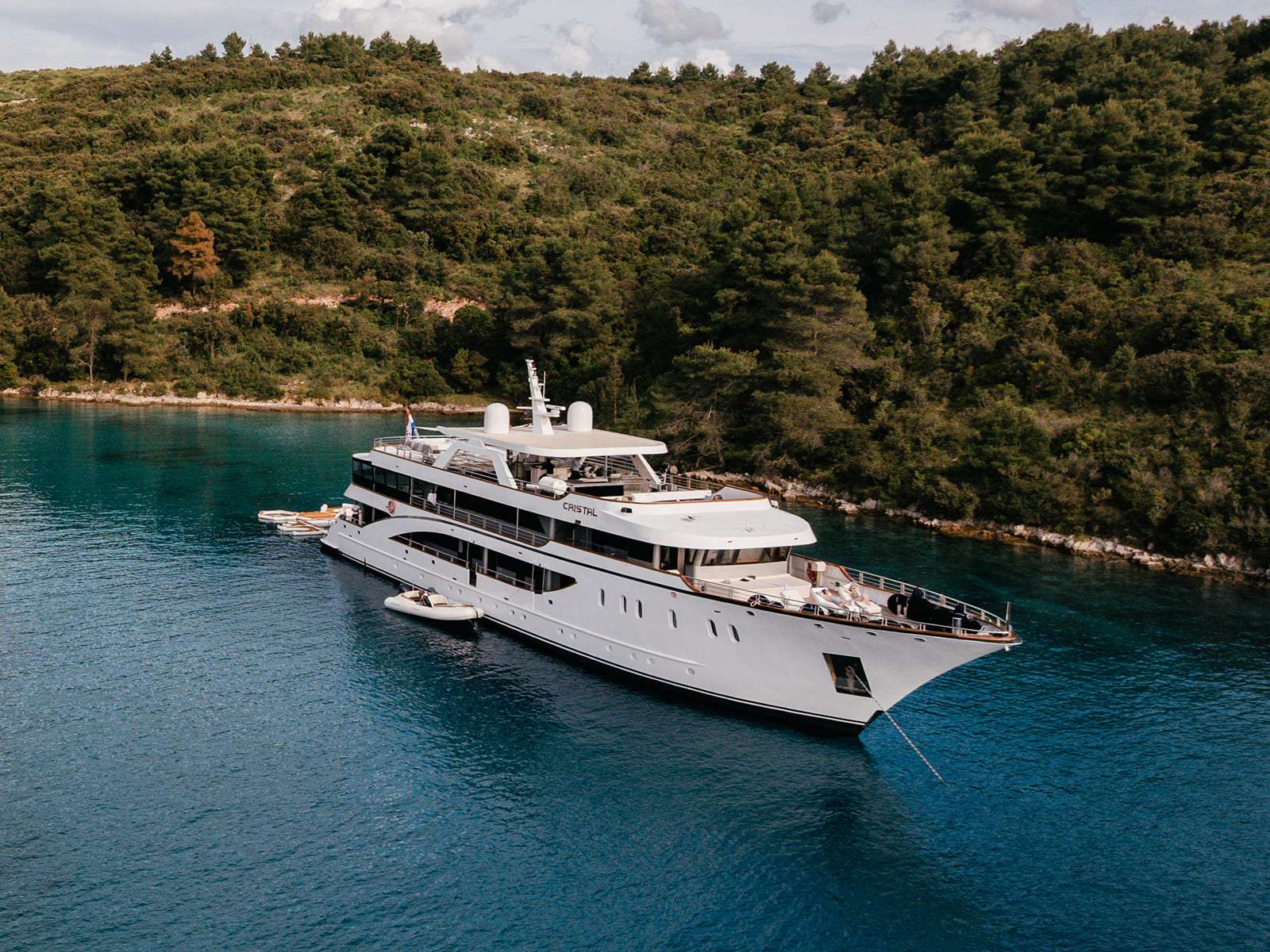 Motor Yacht 'CRISTAL', 28 PAX, 12 Crew, 160.00 Ft, 48.00 Meters, Built 2018, Custom, Refit Year 2024