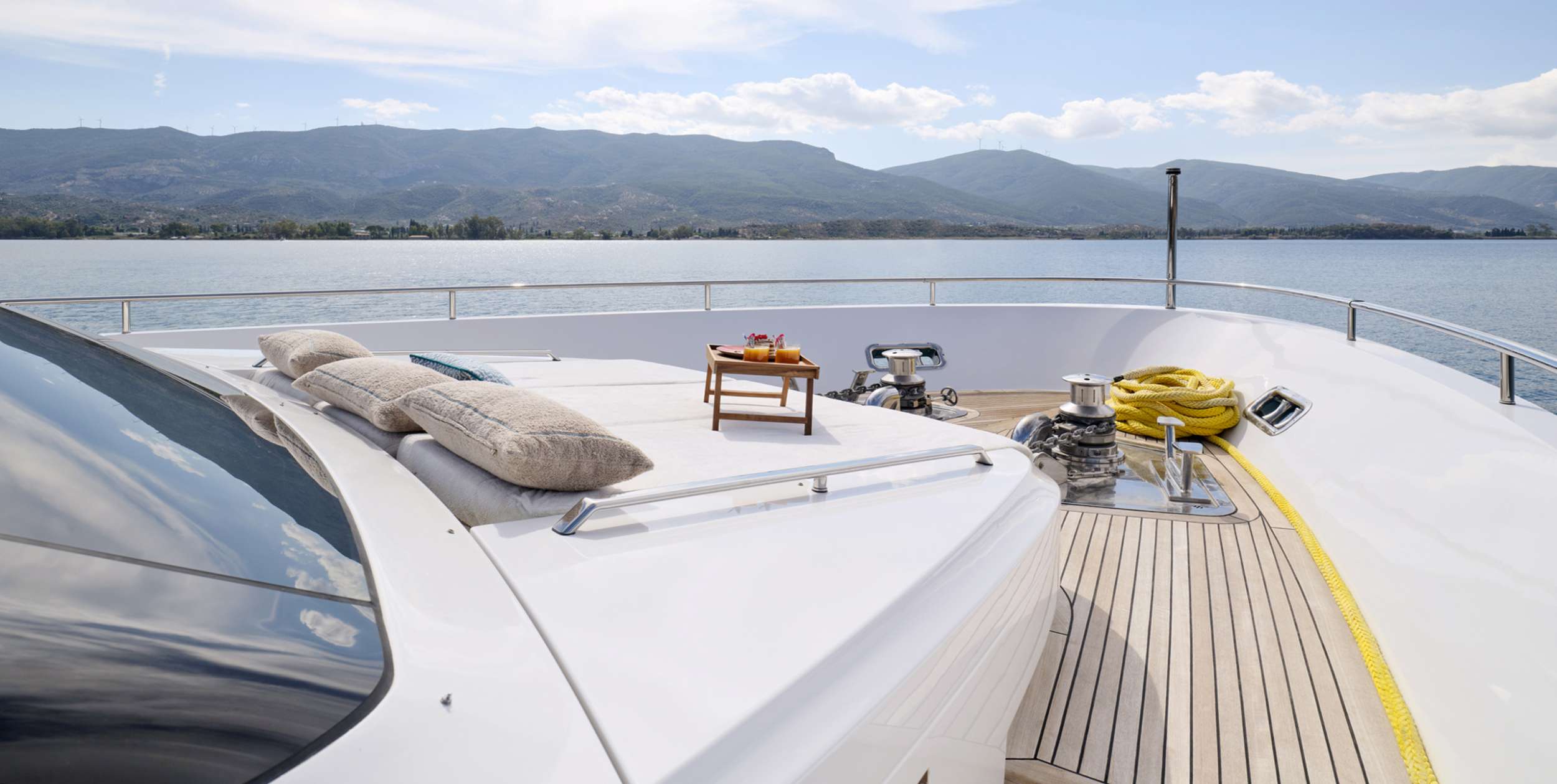 Motor Yacht 'RARE DIAMOND' Bow Sunpads, 11 PAX, 6 Crew, 106.00 Ft, 32.00 Meters, Built 2011, San Lorenzo, Refit Year 2022
