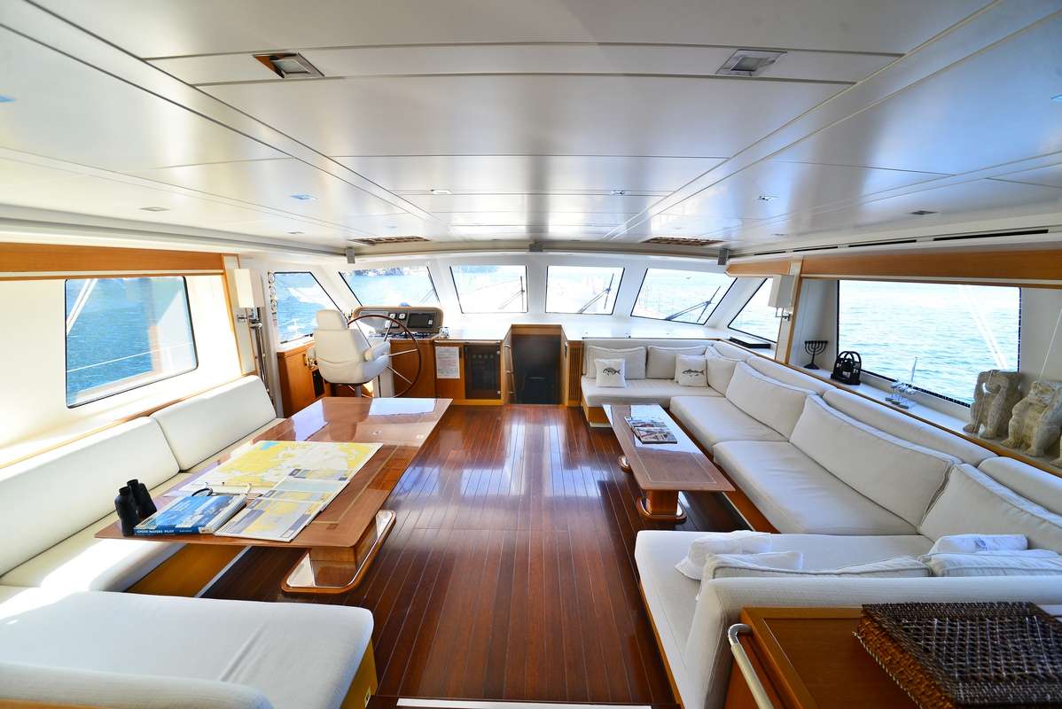 Motor Sailing Yacht 'ZELDA' Main Salon, 10 PAX, 6 Crew, 132.00 Ft, 40.00 Meters, Built 2010, SU Marine
