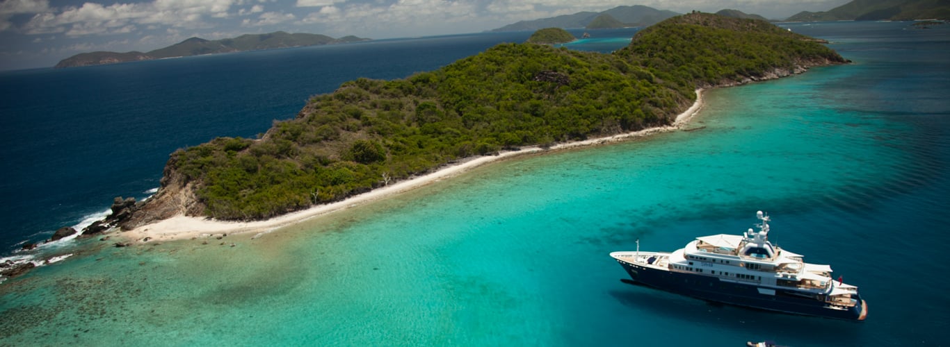 superyacht charter in the US Virgin Islands