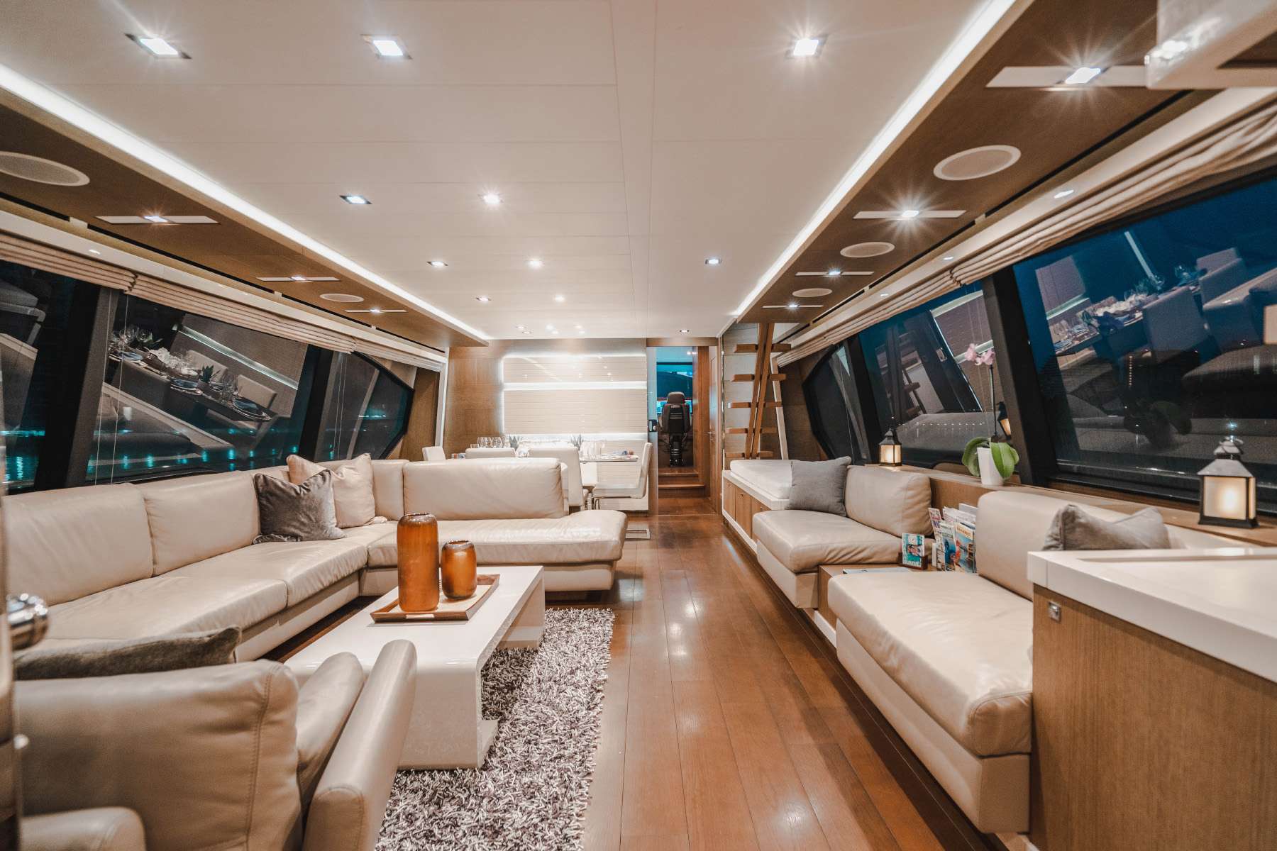 Motor Yacht 'TOP SHELF' Main Saloon, 8 PAX, 3 Crew, 87.00 Ft, 26.00 Meters, Built 2014, Ferretti
