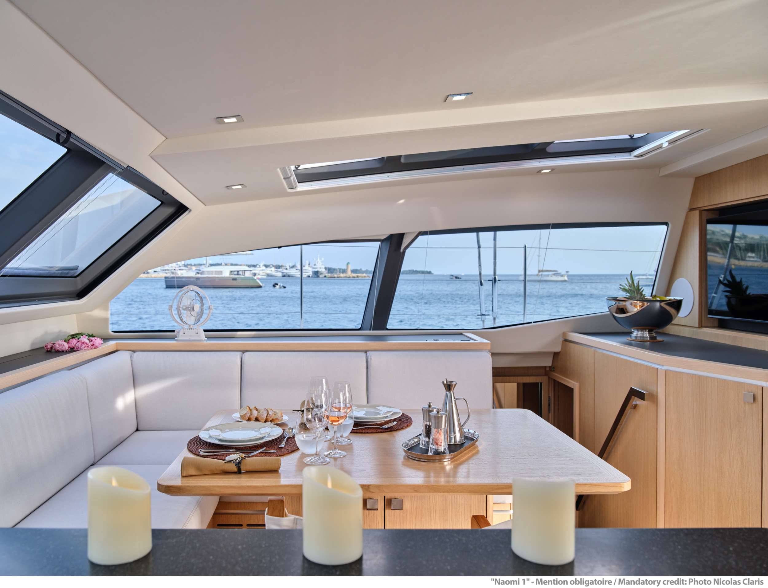 Catamaran Yacht 'PRIVILEGE SIGNATURE 510 - 2023' Interior Dining Area, 6 PAX, 2 Crew, 49.00 Ft, 15.00 Meters, Built 2023, Privilege