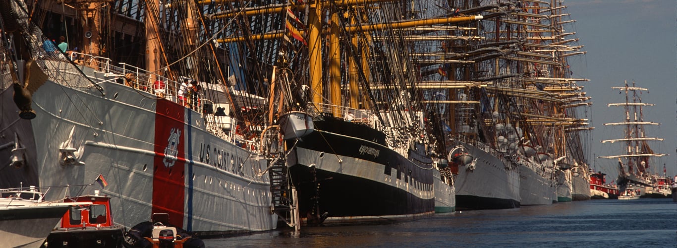 Front Row Viewing of Tall Ships & Waterfront Festivals