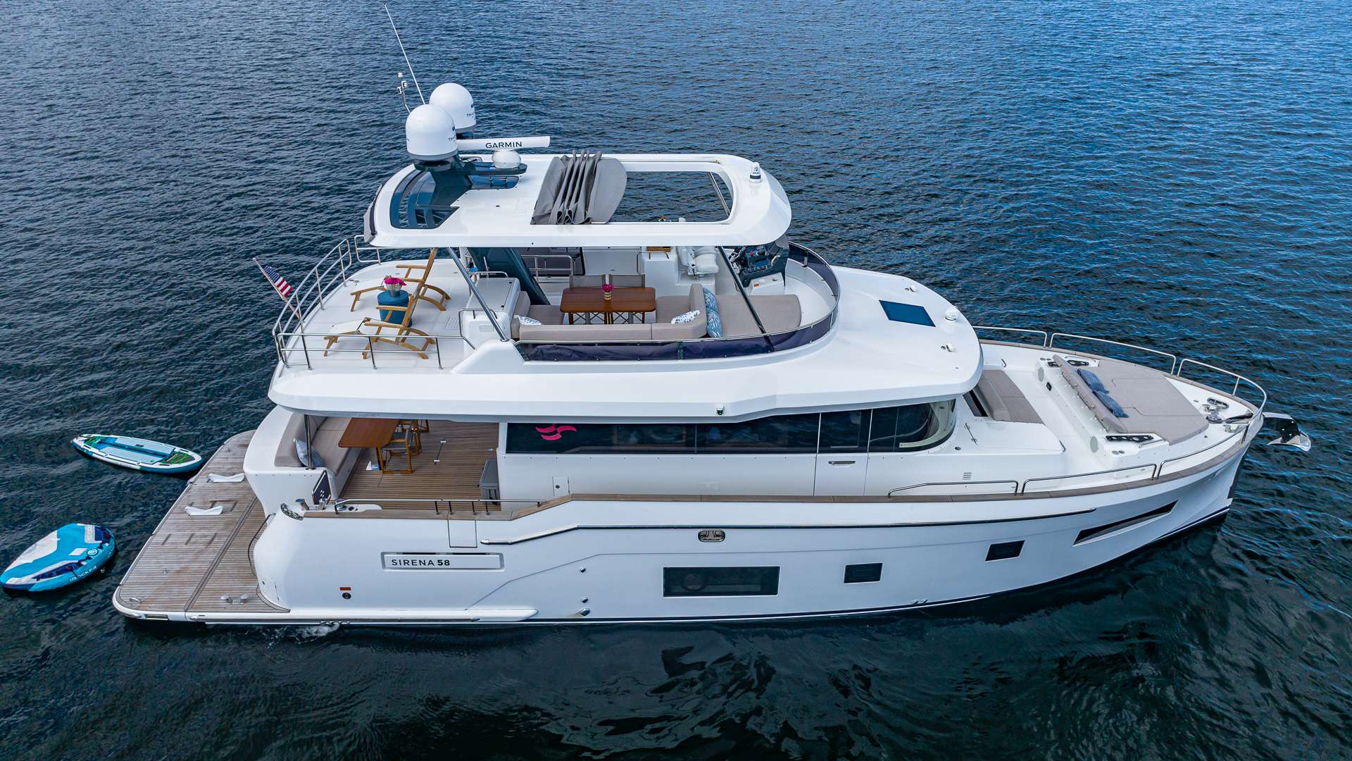 Motor Yacht 'MYSTIC BLUE', 4 PAX, 61.00 Ft, 18.00 Meters, Built 2022, Sirena