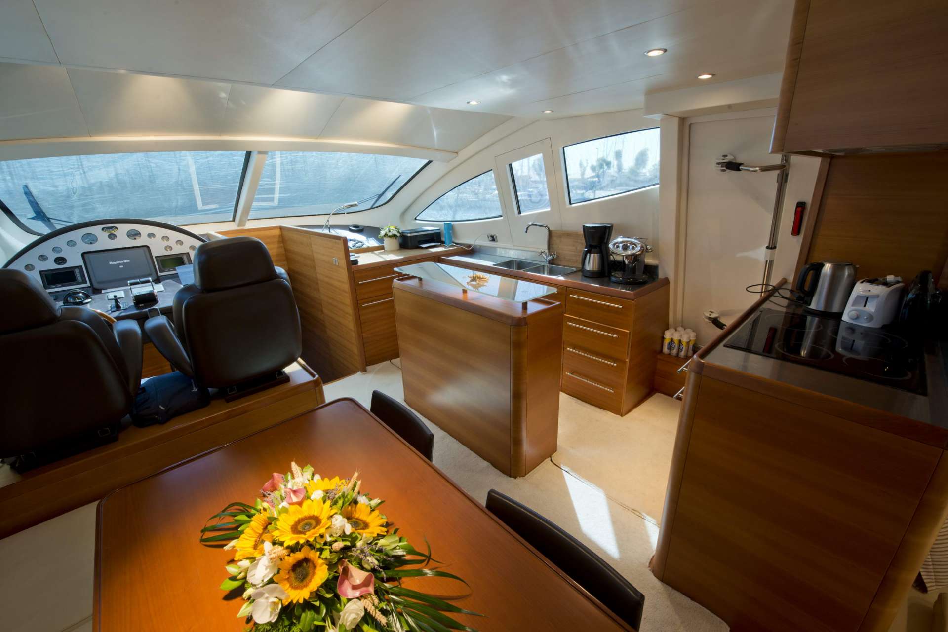 Motor Yacht 'JULY' Dining Area, 8 PAX, 3 Crew, 67.00 Ft, 20.00 Meters, Built 2009, AICON, Refit Year 2022