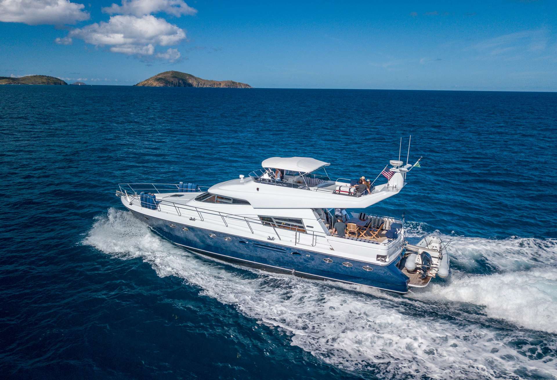 Motor Yacht 'COOL BREEZE 65', 6 PAX, 2 Crew, 65.00 Ft, 19.00 Meters, Built 1995, Johnson, Refit Year 2018