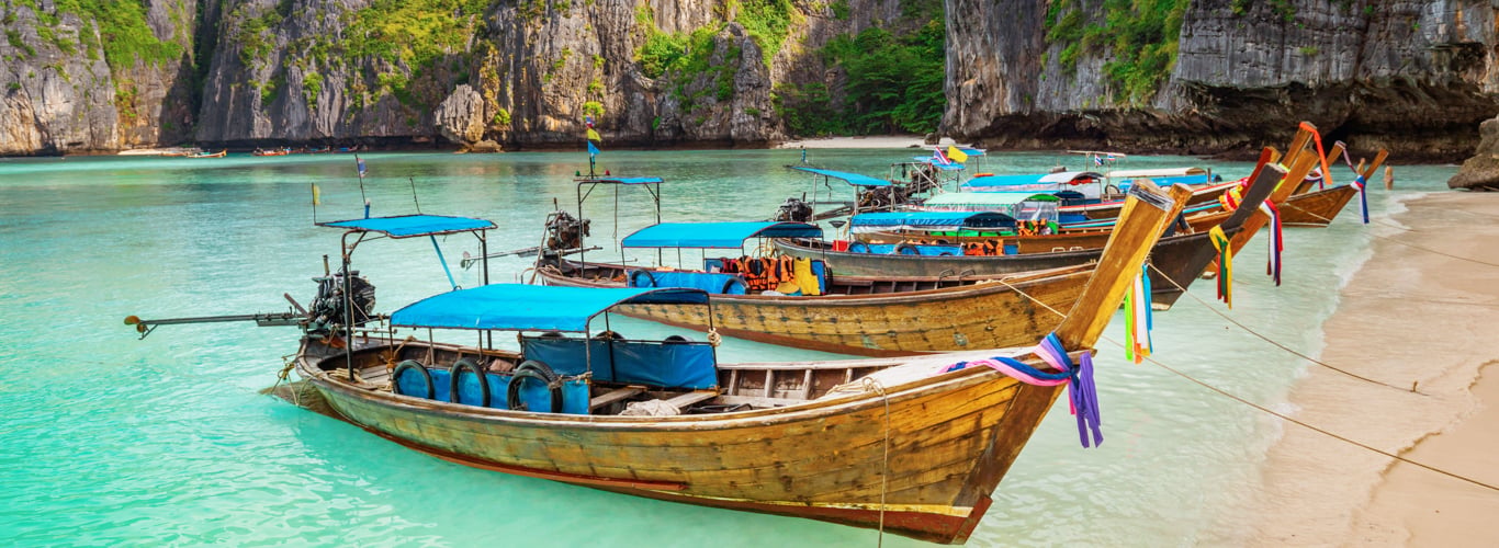 local boats in Thailand