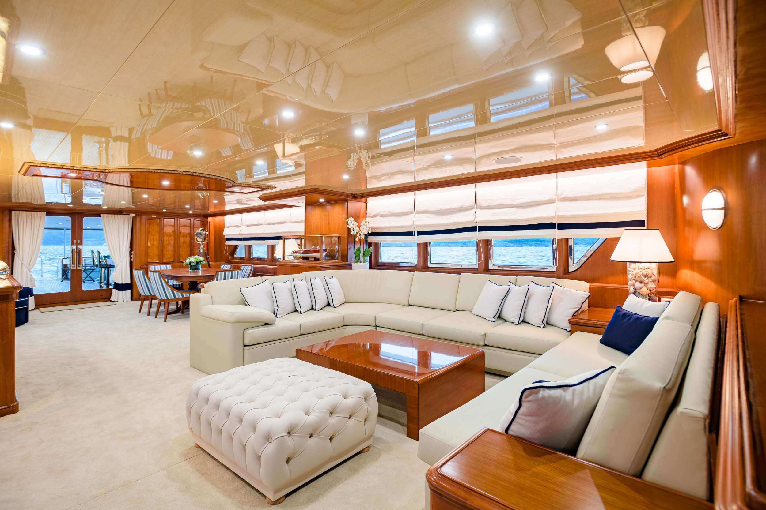 Motor Yacht 'WIND OF FORTUNE' Salon, 16 PAX, 11 Crew, 170.00 Ft, 52.00 Meters, Built 1981, CRN Ancona, Refit Year 2020
