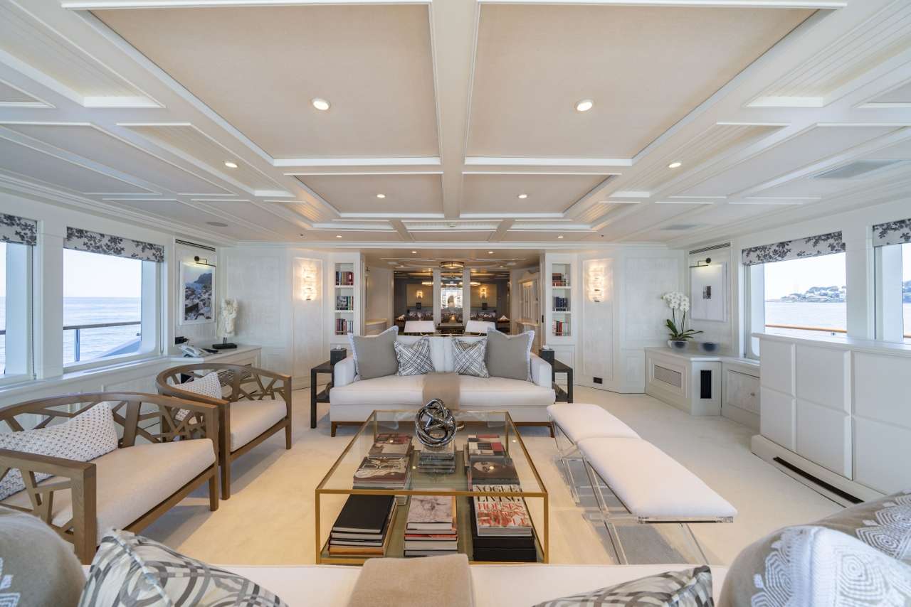 Motor Yacht 'MOSAIQUE' Mosaique - Main Salon, 12 PAX, 12 Crew, 163.00 Ft, 49.00 Meters, Built 2002, Proteksan - Turquoise, Refit Year 2017/2020