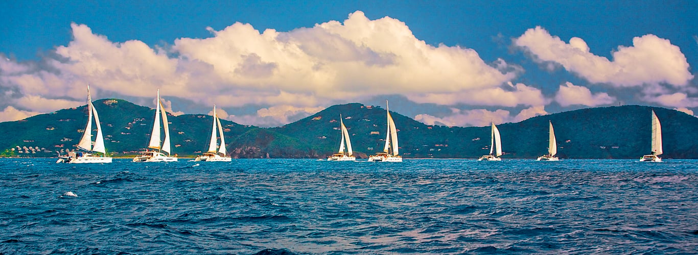 Corporate Group Yacht Fleet Sets Sail in the Caribbean