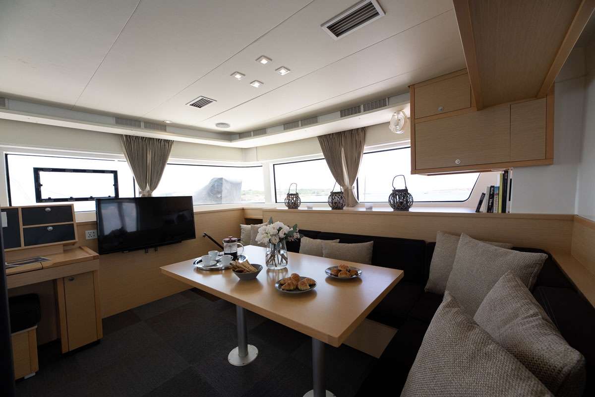Catamaran Yacht 'ROYAL FLUSH' Salon, 12 PAX, 2 Crew, 52.00 Ft, 15.00 Meters, Built 2017, Lagoon, Refit Year 2022