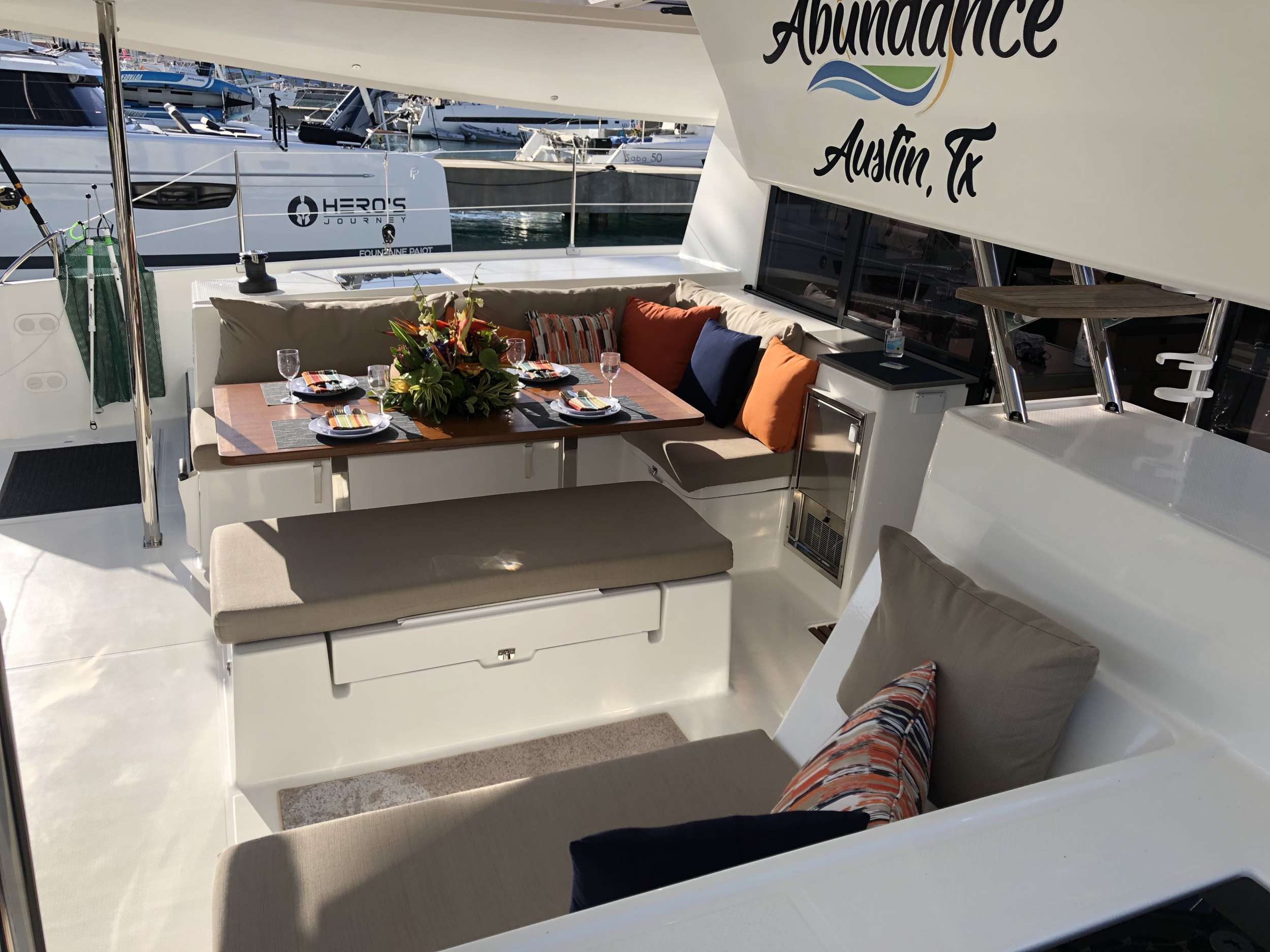 Catamaran Yacht 'ABUNDANCE', 4 PAX, 2 Crew, 44.00 Ft, 13.00 Meters, Built 2019, Fountaine Pajot