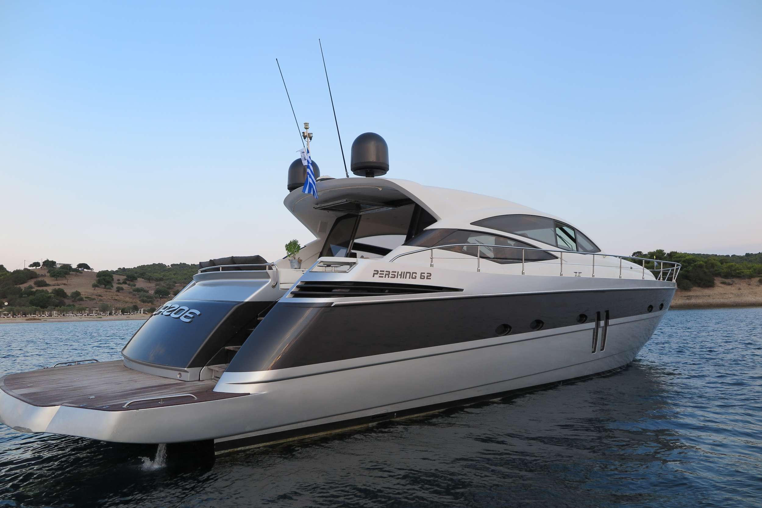 Motor Yacht 'AQUAZOE', 6 PAX, 2 Crew, 63.00 Ft, 19.00 Meters, Built 2005, Pershing, Refit Year 2022