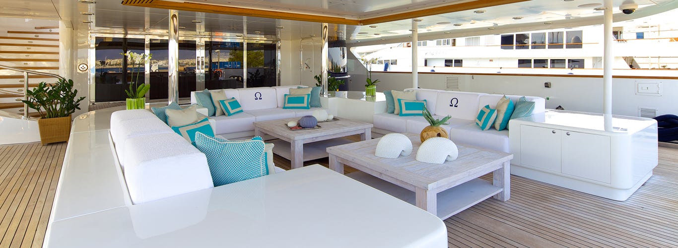 Entertain in the main salon