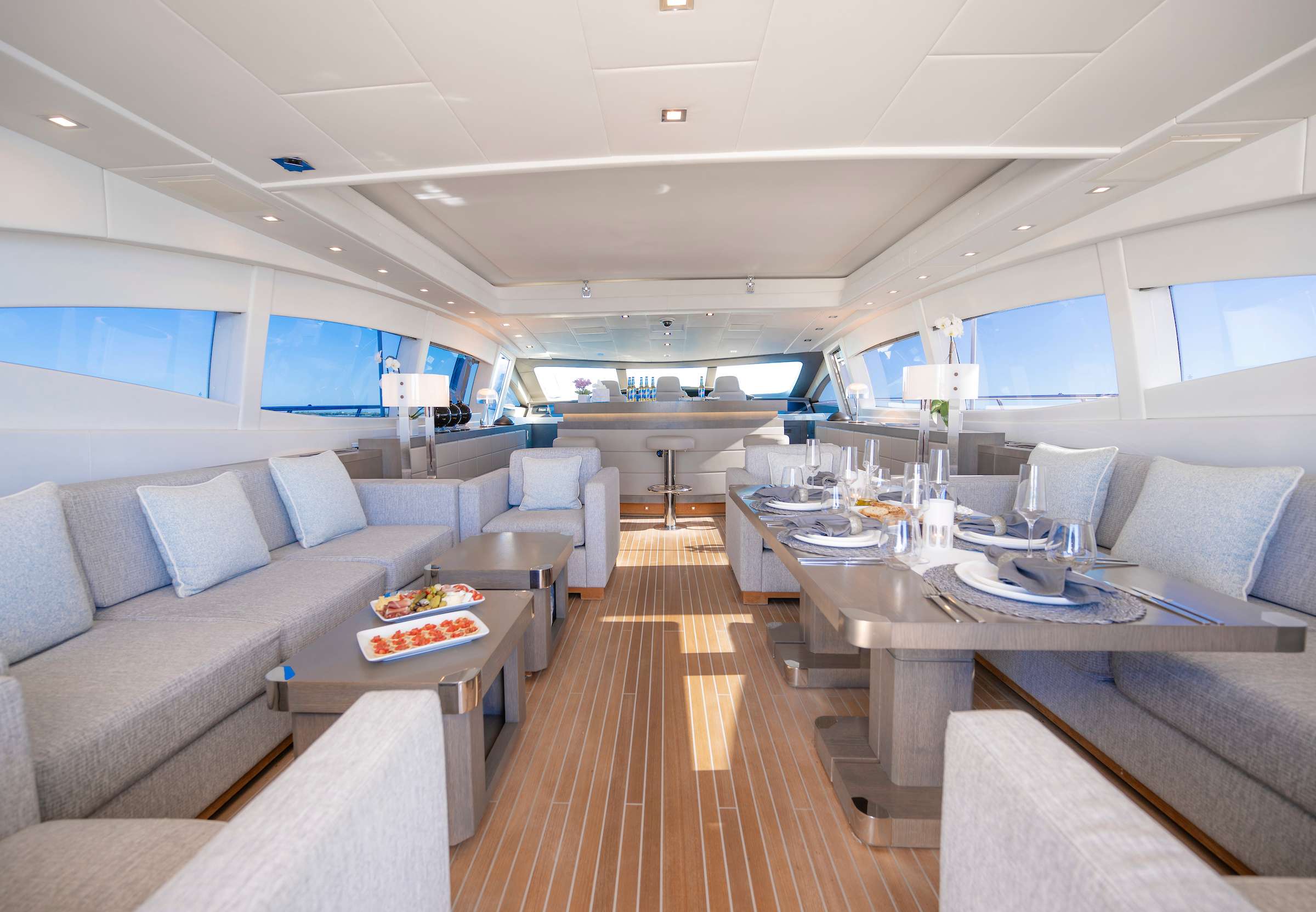 Motor Yacht 'TOTAL', 9 PAX, 5 Crew, 108.00 Ft, 32.00 Meters, Built 2006, Mangusta, Refit Year 2020