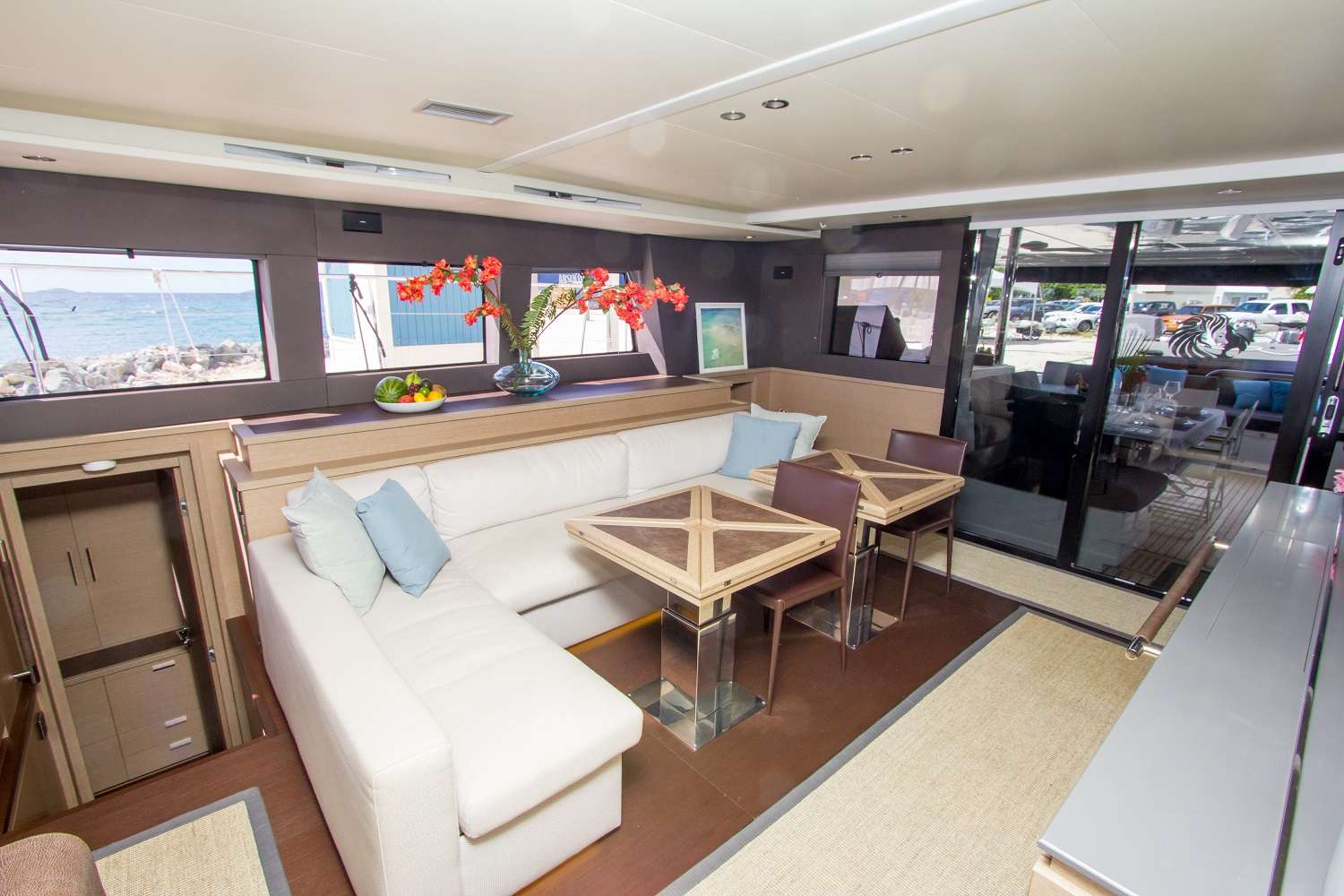 Catamaran Yacht 'JAN'S FELION' Main salon of JANS FELION, 8 PAX, 3 Crew, 64.00 Ft, 19.00 Meters, Built 2018, Lagoon