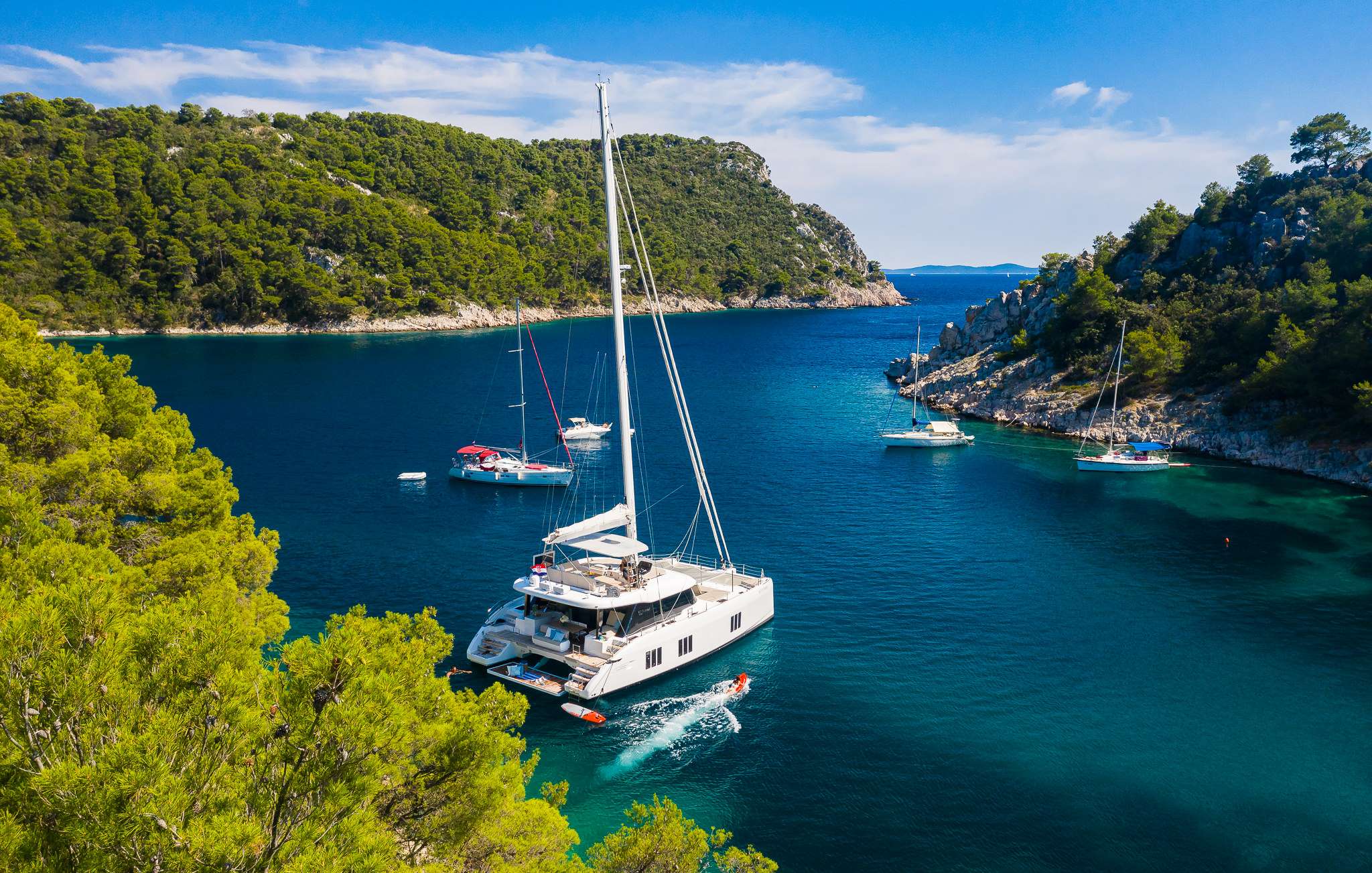Catamaran Yacht 'SOLITAIRE', 8 PAX, 2 Crew, 50.00 Ft, 15.00 Meters, Built 2020, Sunreef Yachts