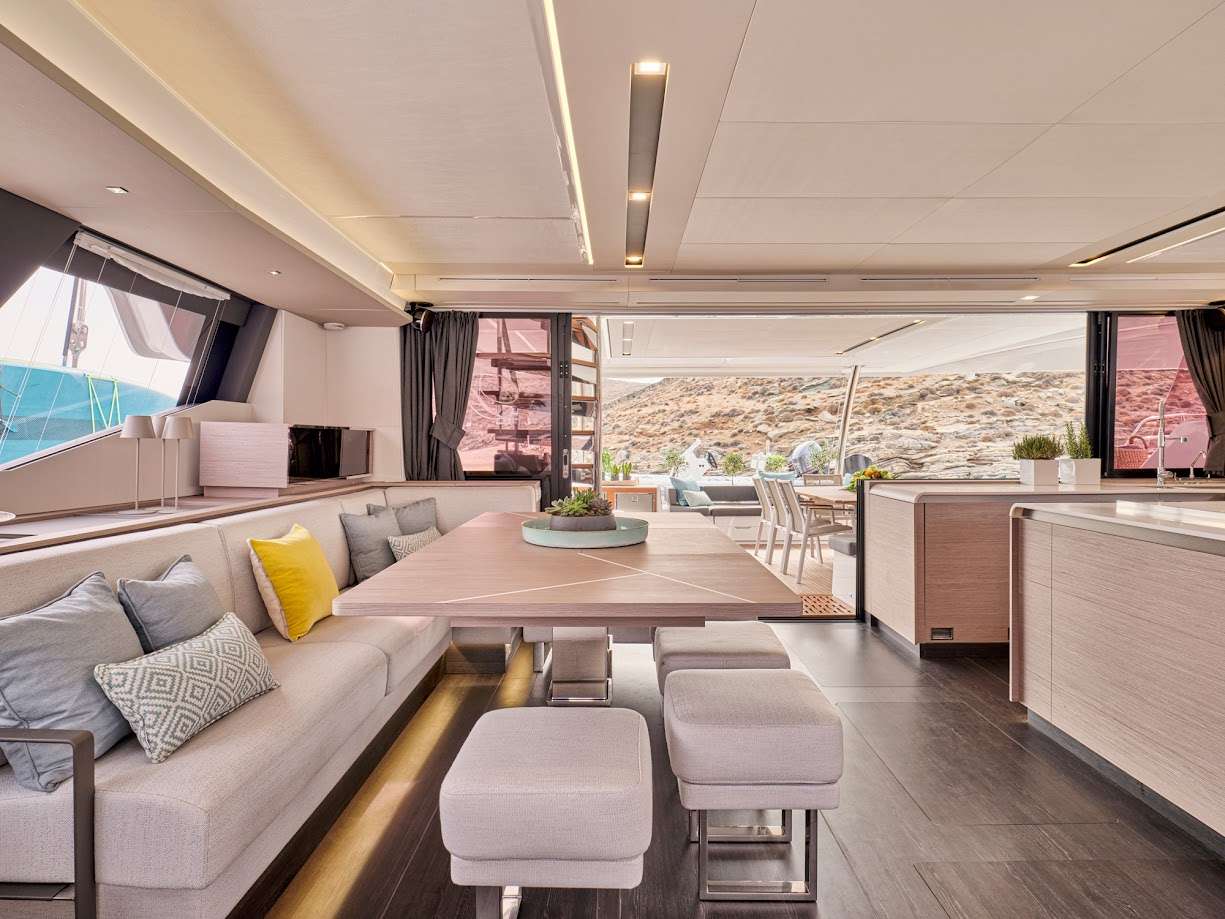 Catamaran Yacht 'DOLLY' Sallon in, 10 PAX, 3 Crew, 67.00 Ft, 20.00 Meters, Built 2023, Fountaine Pajot