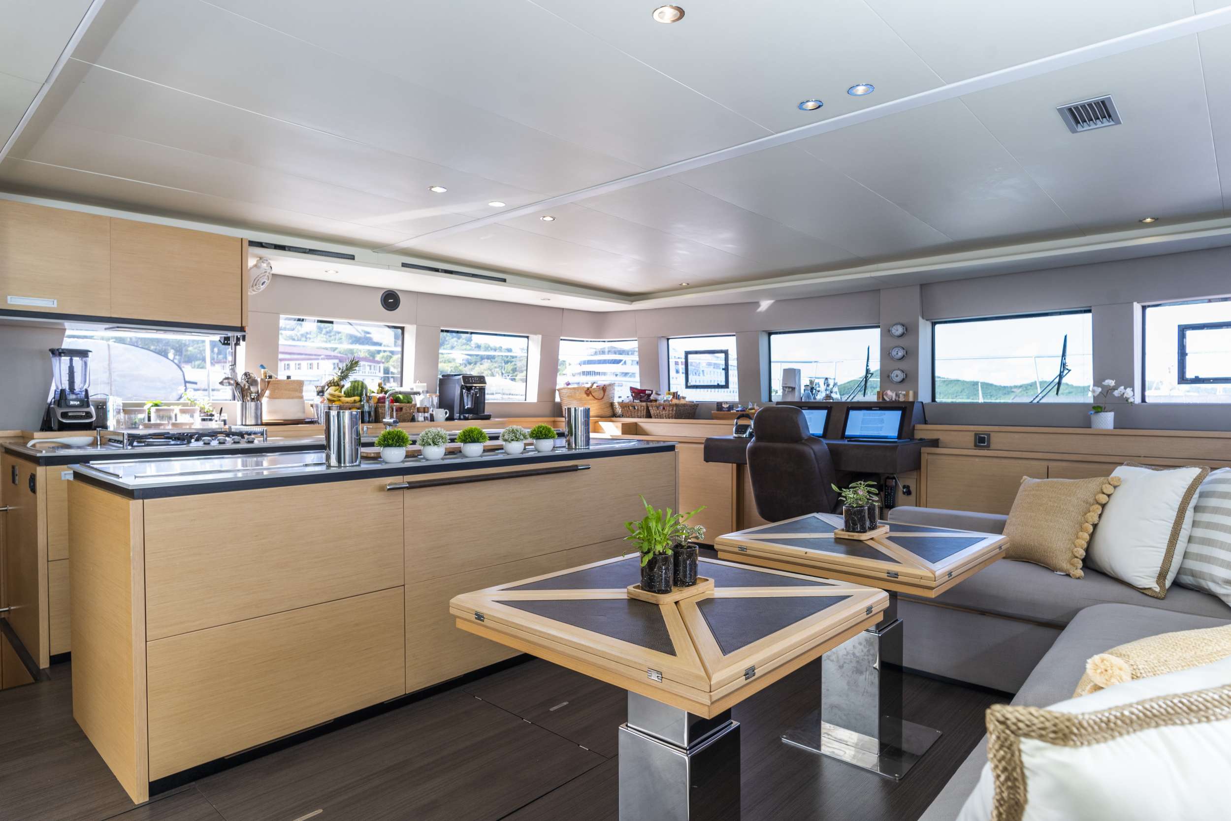 Motor Yacht 'HULYA' Main salon with adjustable tables, 8 PAX, 2 Crew, 64.00 Ft, 19.00 Meters, Built 2019, Lagoon