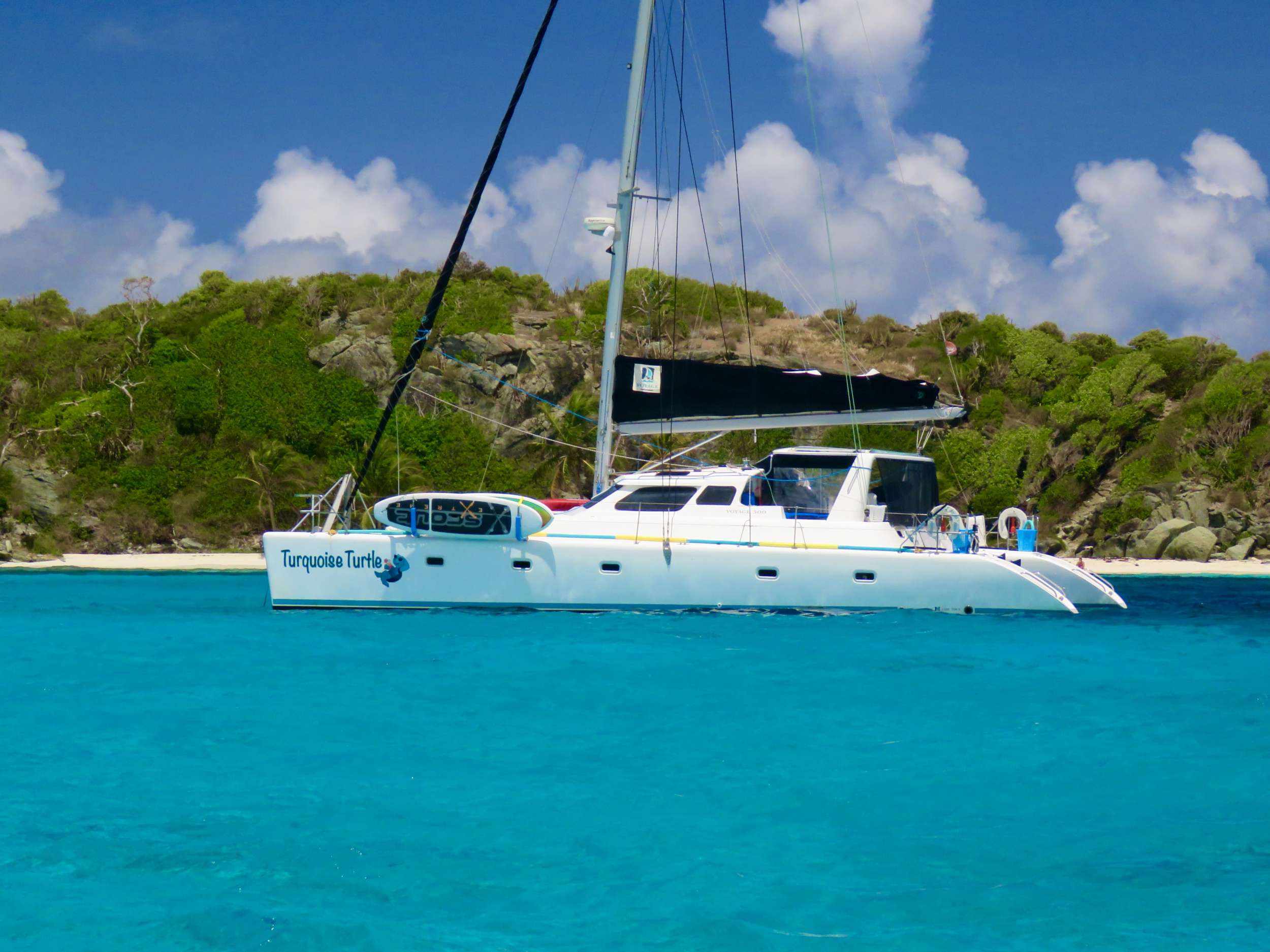 Catamaran Yacht 'TURQUOISE TURTLE', 6 PAX, 2 Crew, 50.00 Ft, 15.00 Meters, Built 2001, VOYAGE yacht, Refit Year December 2017